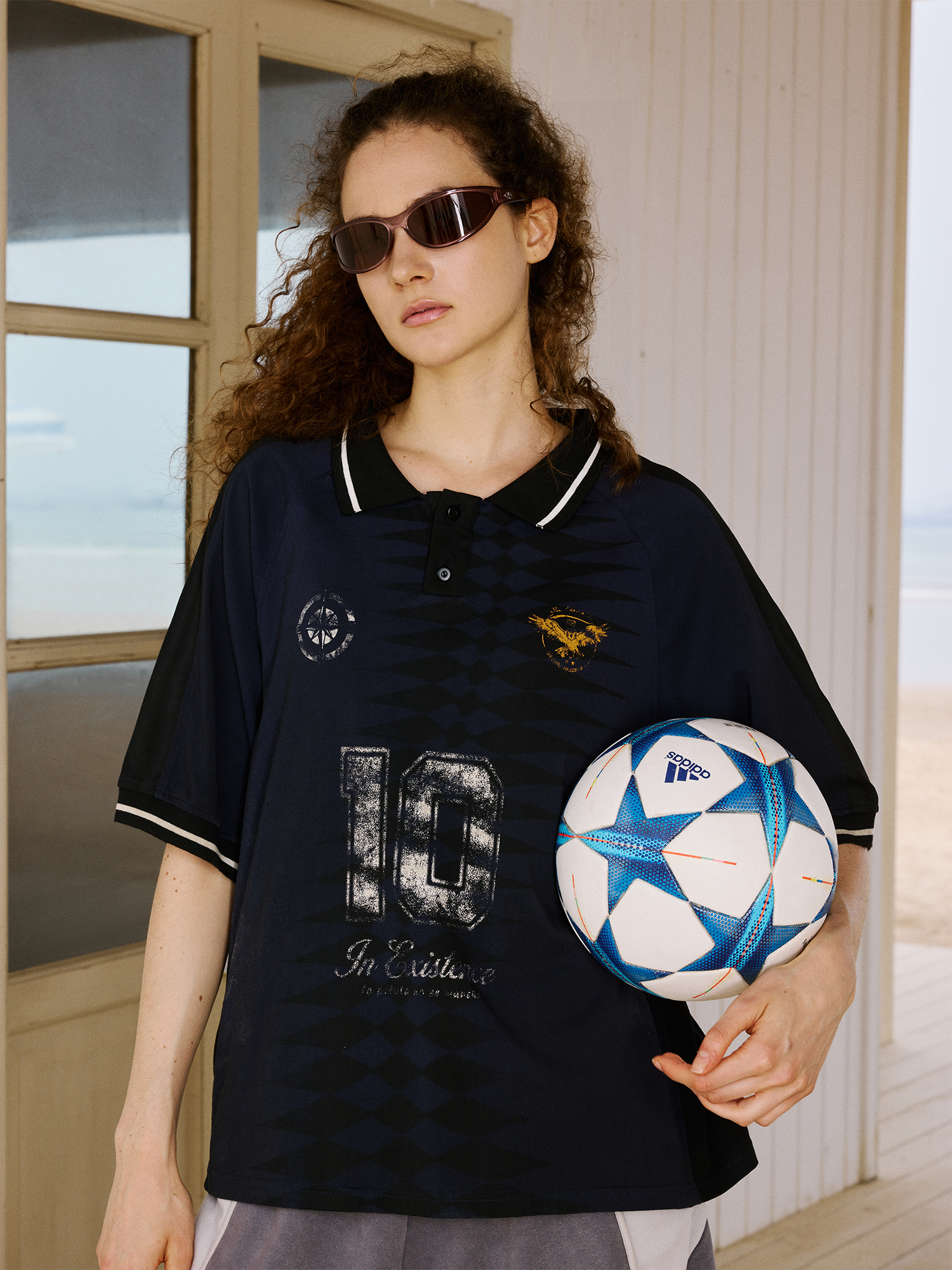 IN EXISTENCE Washed Cotton Argentina Football Jersey