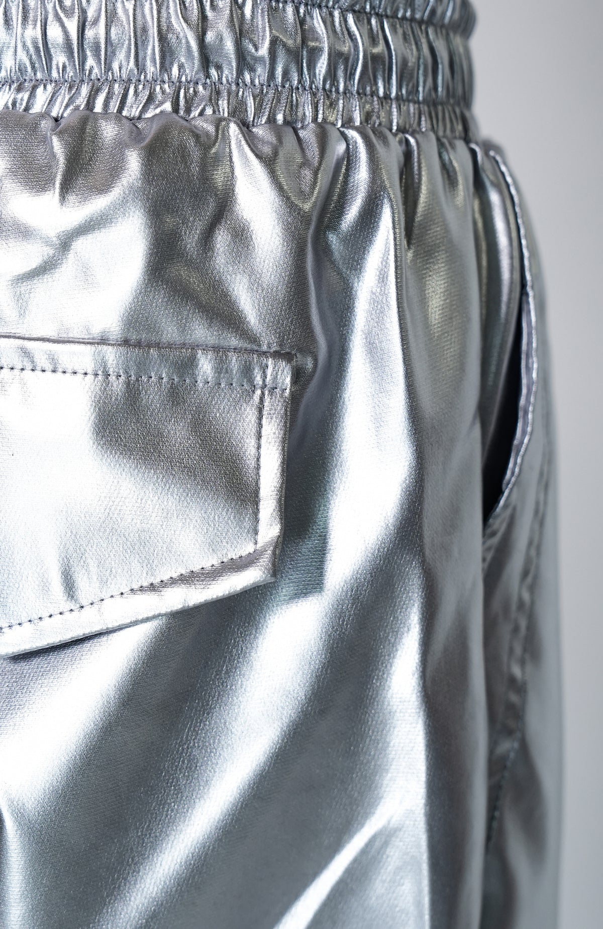 VE2 Metallic Coated Cargo Pants