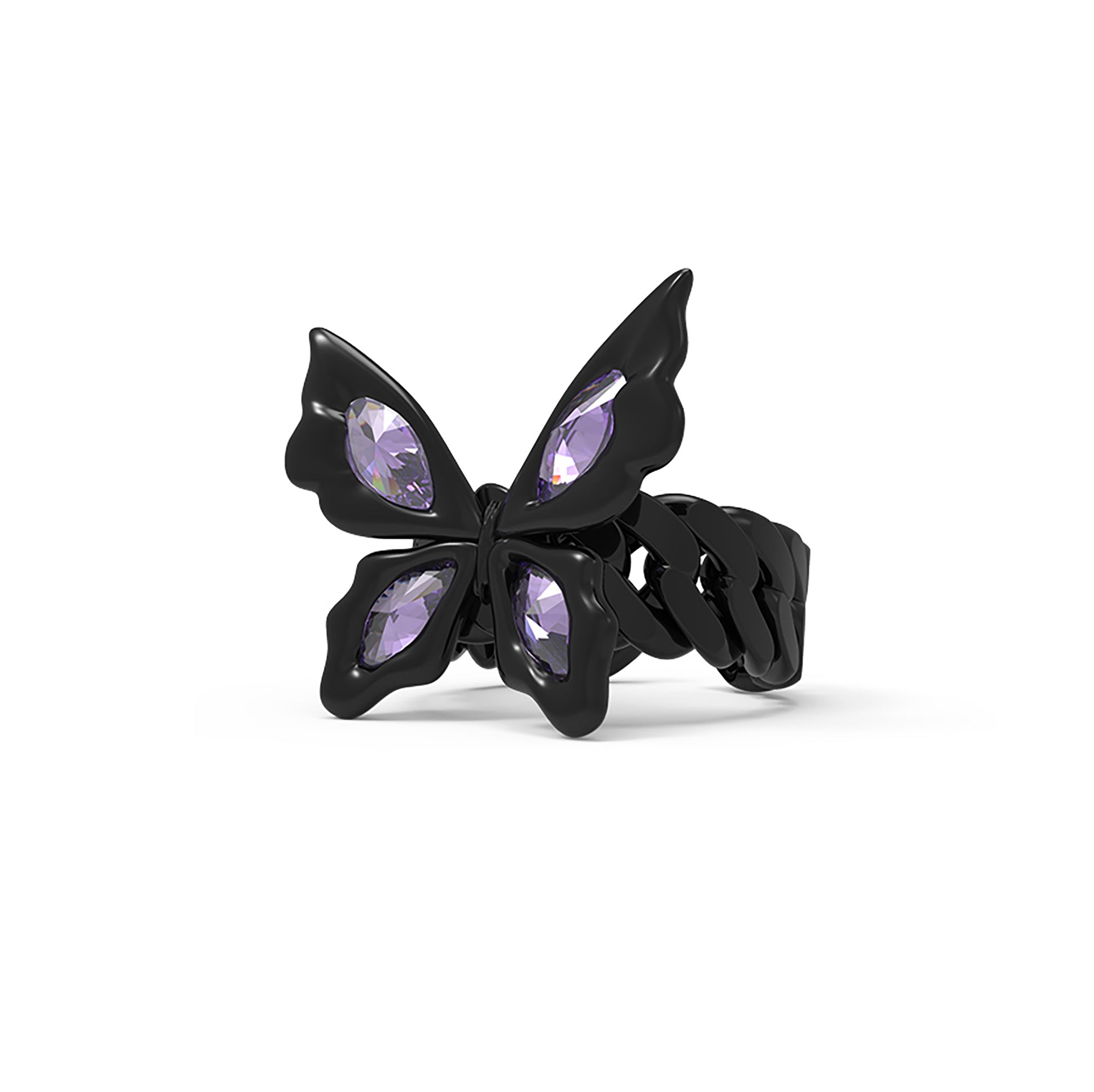 YURITAN Butterfly Cuban Link Ring