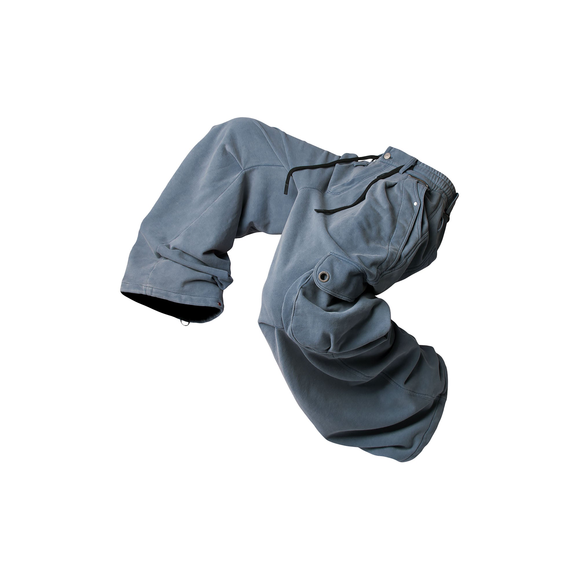 RELABEL Washed Multi-Pocket Utility Sweatpants