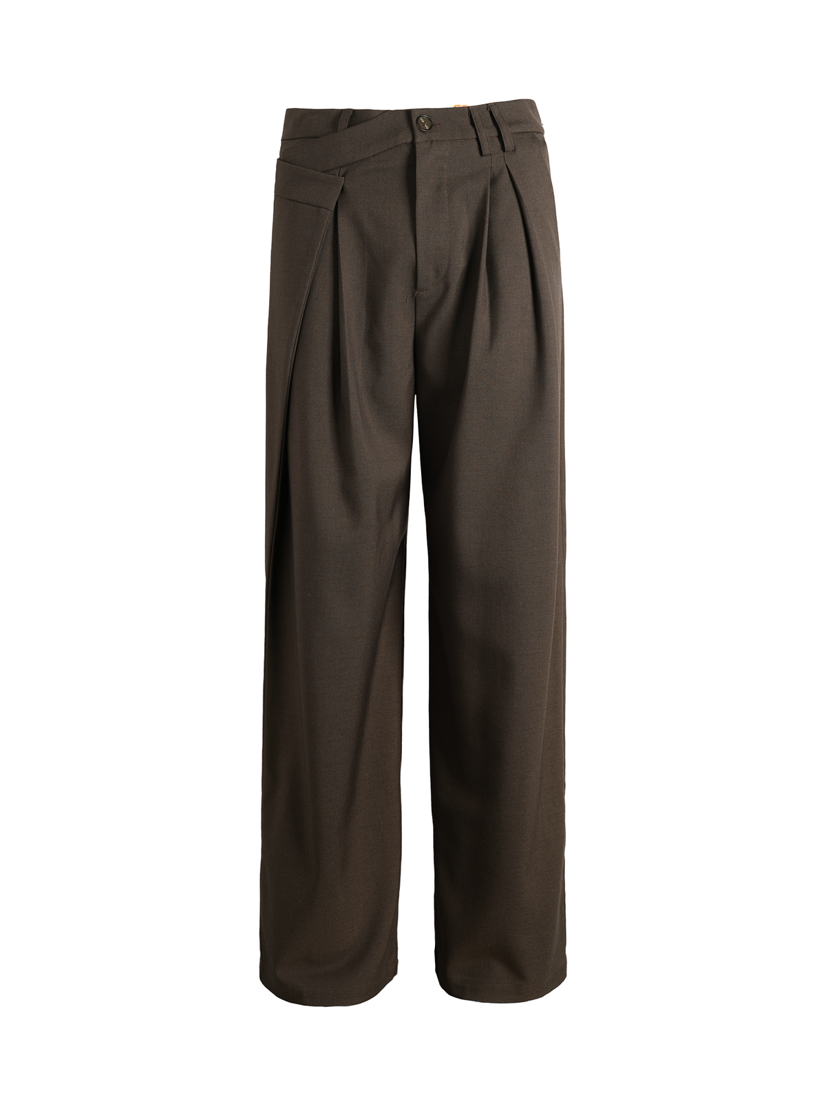 ORGANIC EMOTION Deconstructed Asymmetrical Pleated Trousers