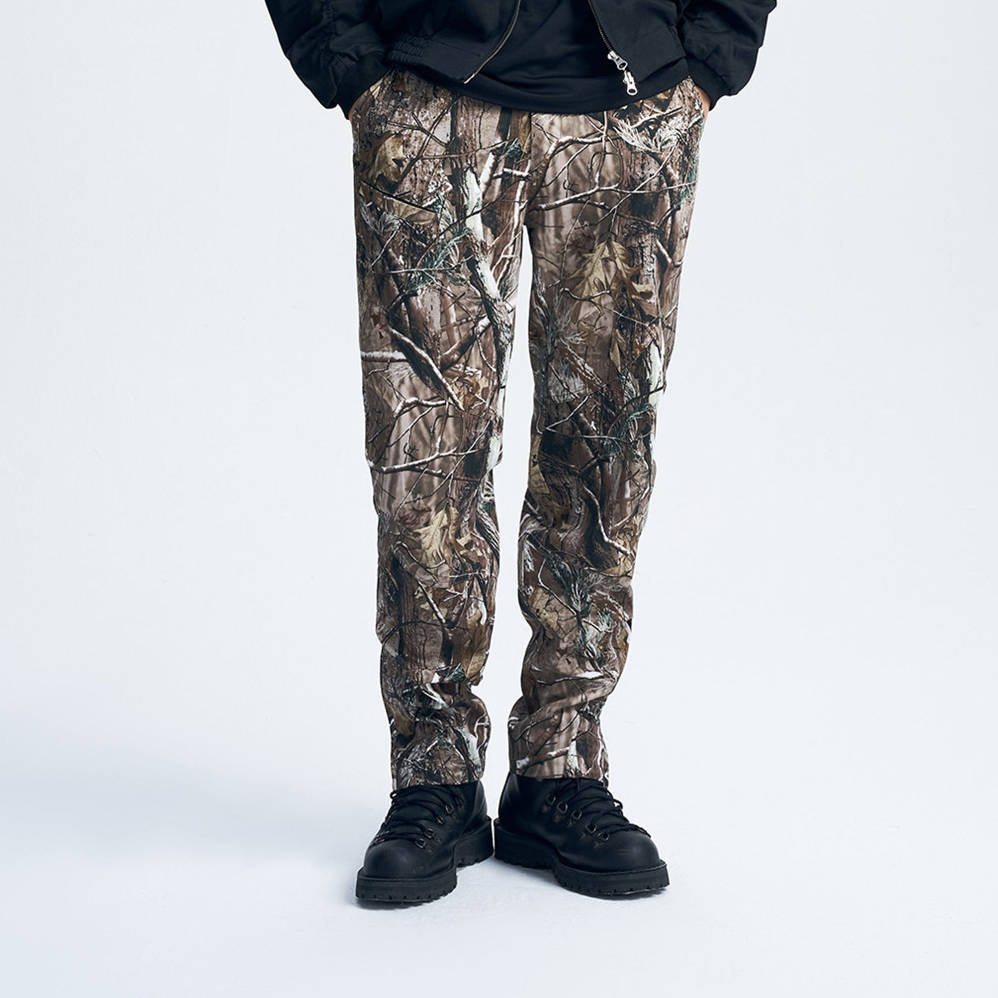 camo gear ENSHADOWER Wood Camo Hiking Pants, Female version:XS