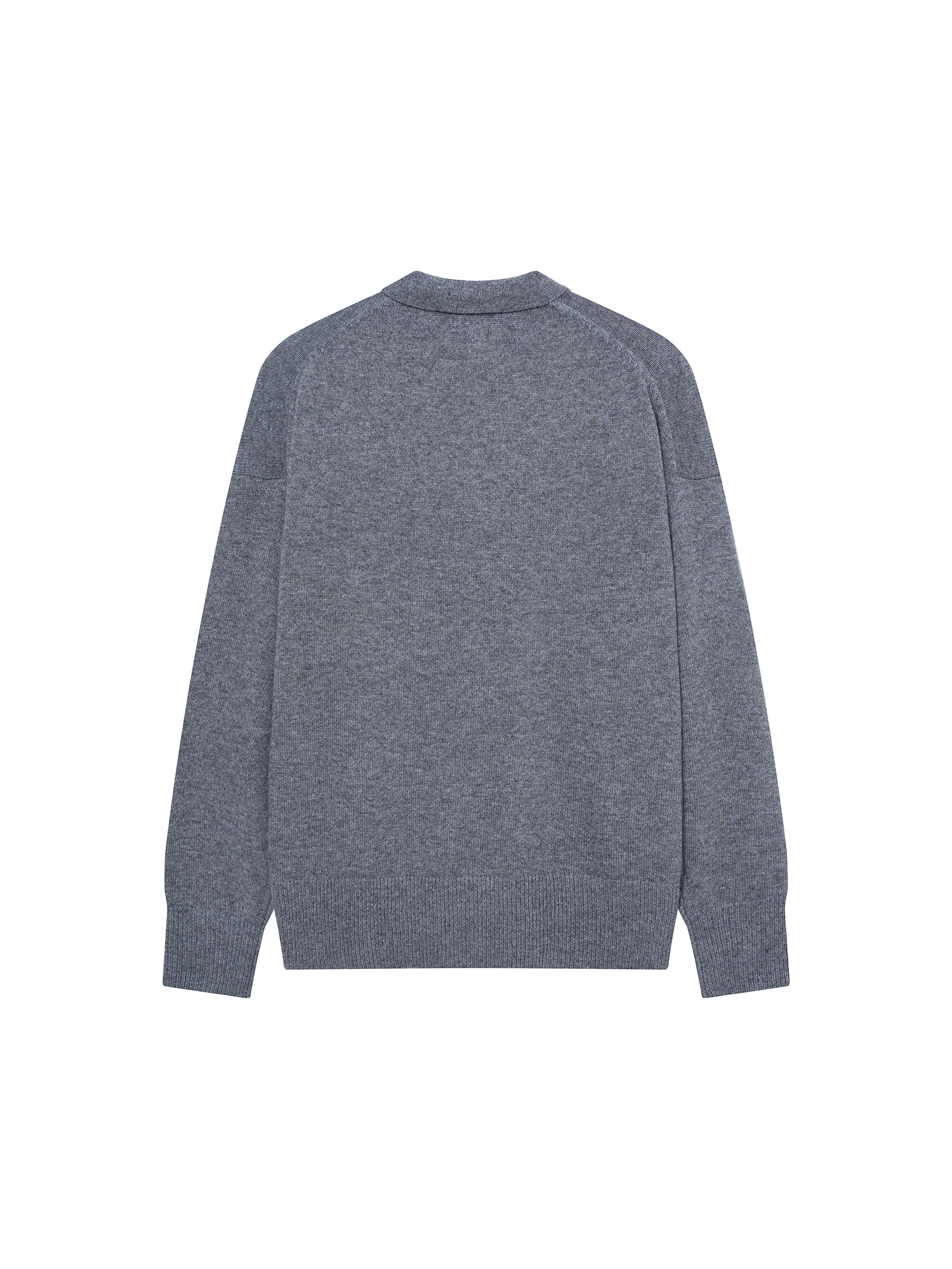 OUYANG WENJUN Essential Wool-Blend Polo Sweater