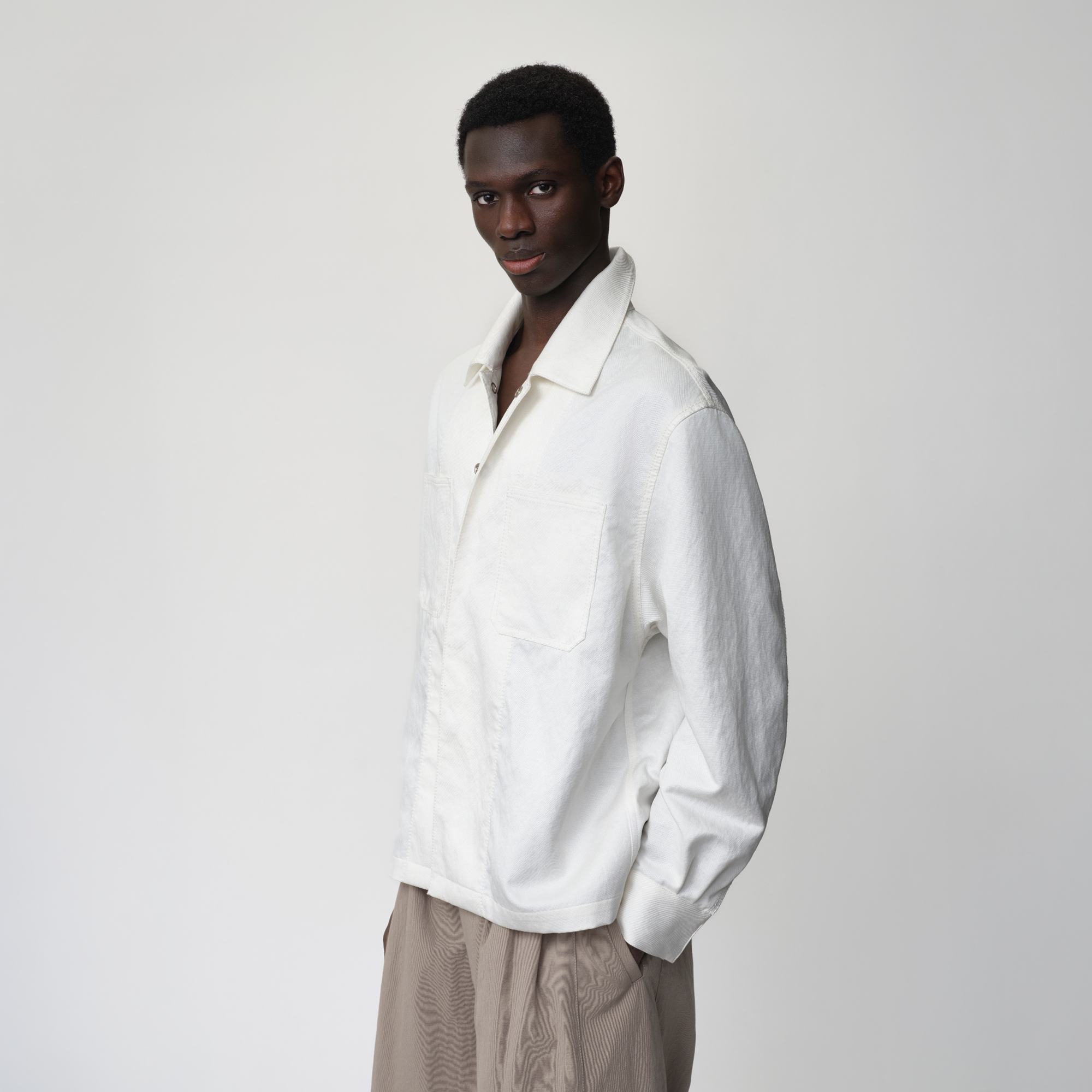 OPICLOTH Cotton-Blend Patch-Pocket Jacket, premium urban and streetwear designers apparel on PROJECTISR.com, OPICLOTH