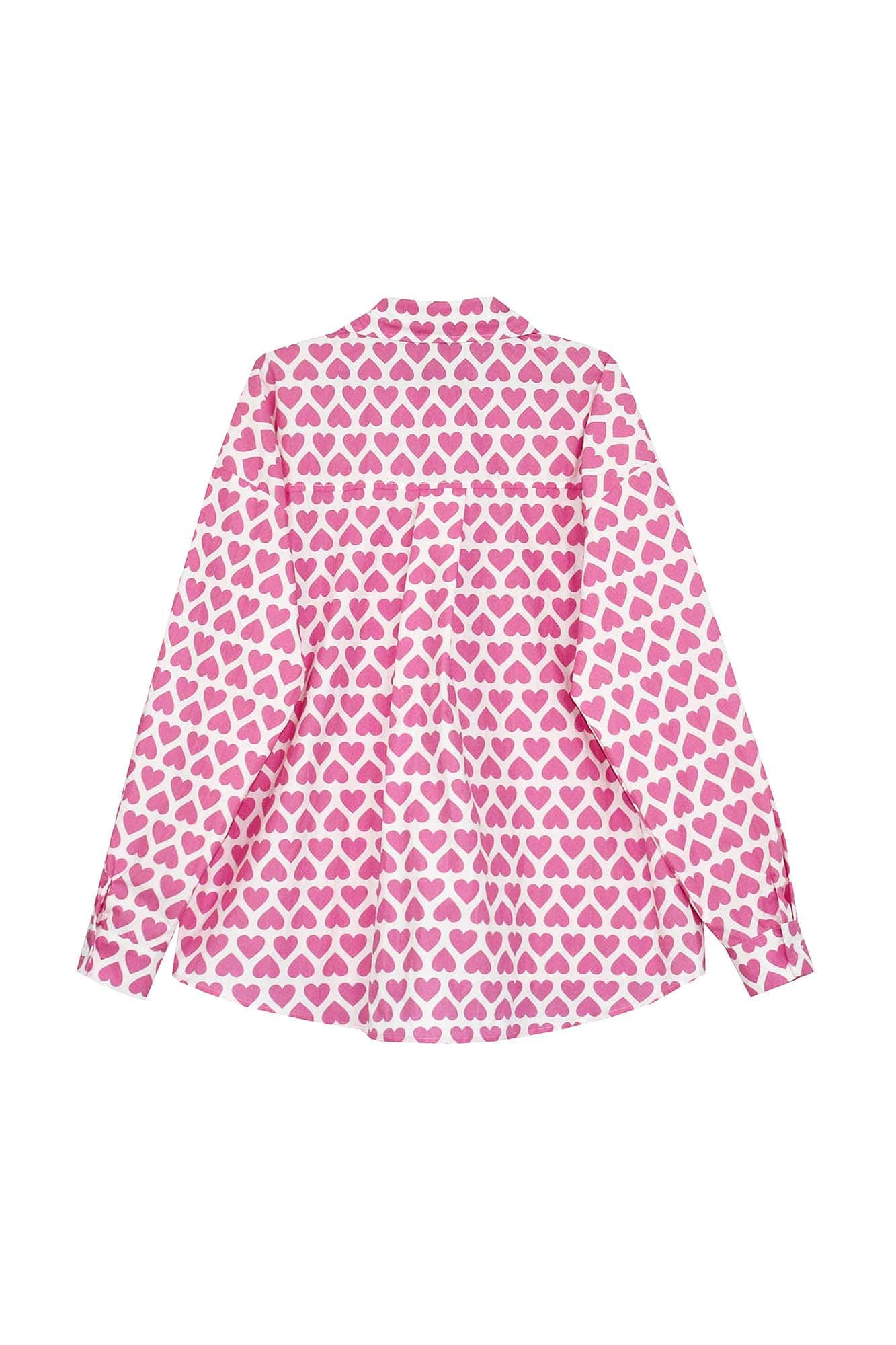 CLP Pink Heart Full-Print Shirt