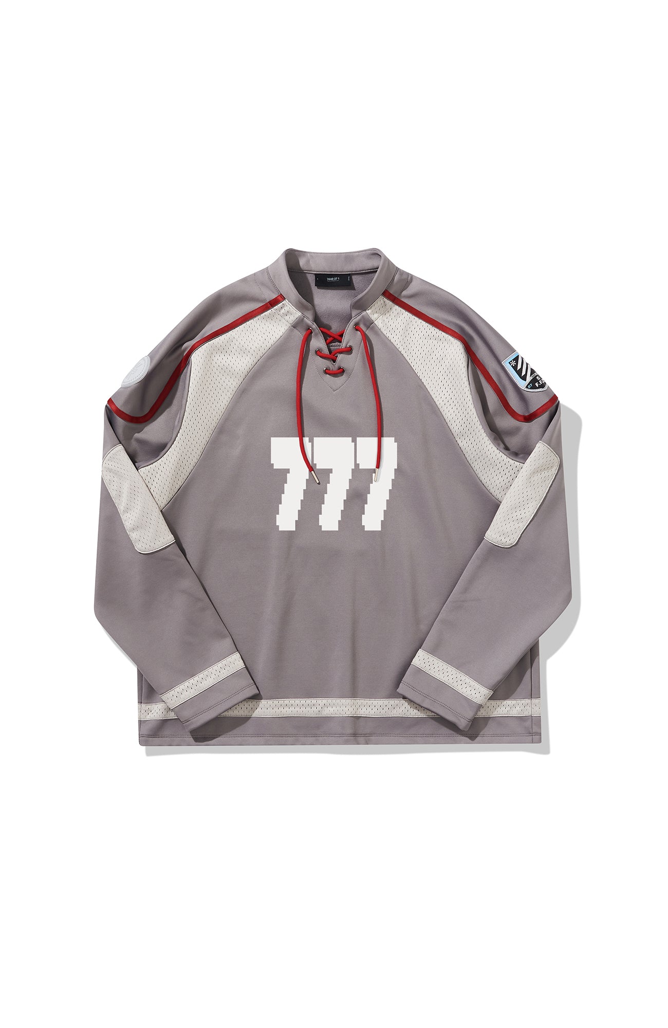 7440 37 1 Drawstring Panelled Hockey Jersey
