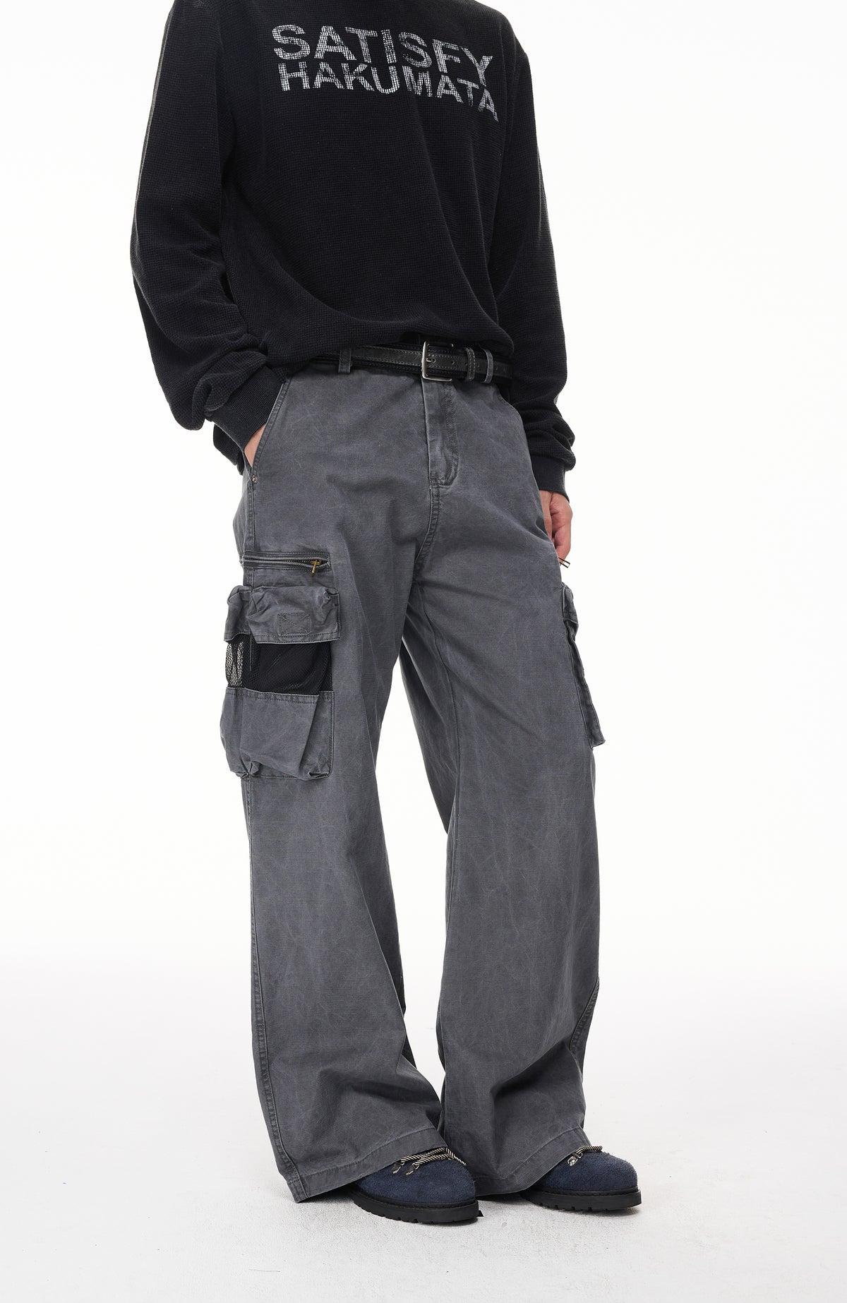 BOTANICA Washed Multi-Pocket Cargo Jeans