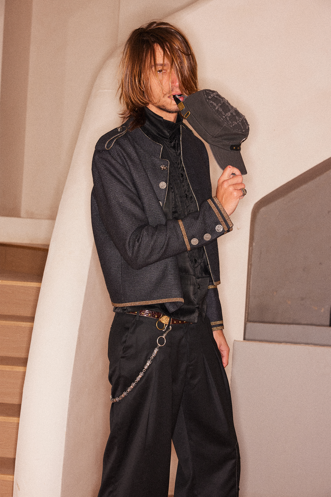 RICHILL Regal Button-Up Wool Court Jacket, premium urban and streetwear designers apparel on PROJECTISR.com, RICHILL