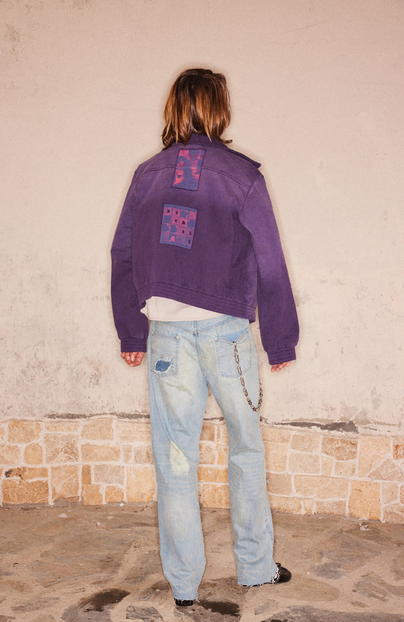 RICHILL Distressed Paneled Washed Straight-Leg Jeans, premium urban and streetwear designers apparel on PROJECTISR.com, RICHILL