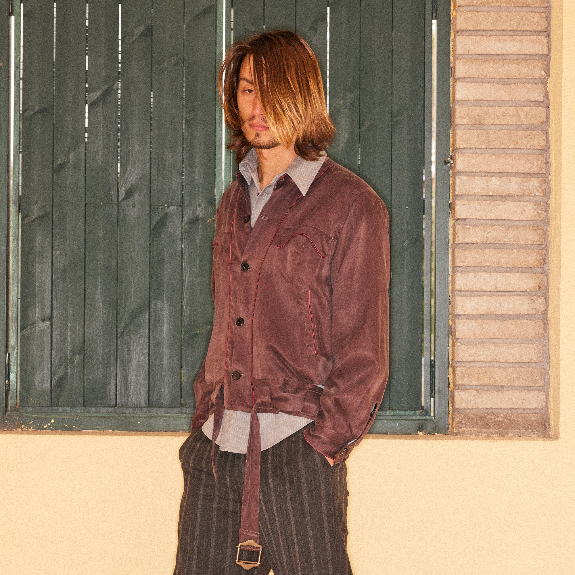 RICHILL Contrast Piped Stand-Collar Jacket, premium urban and streetwear designers apparel on PROJECTISR.com, RICHILL