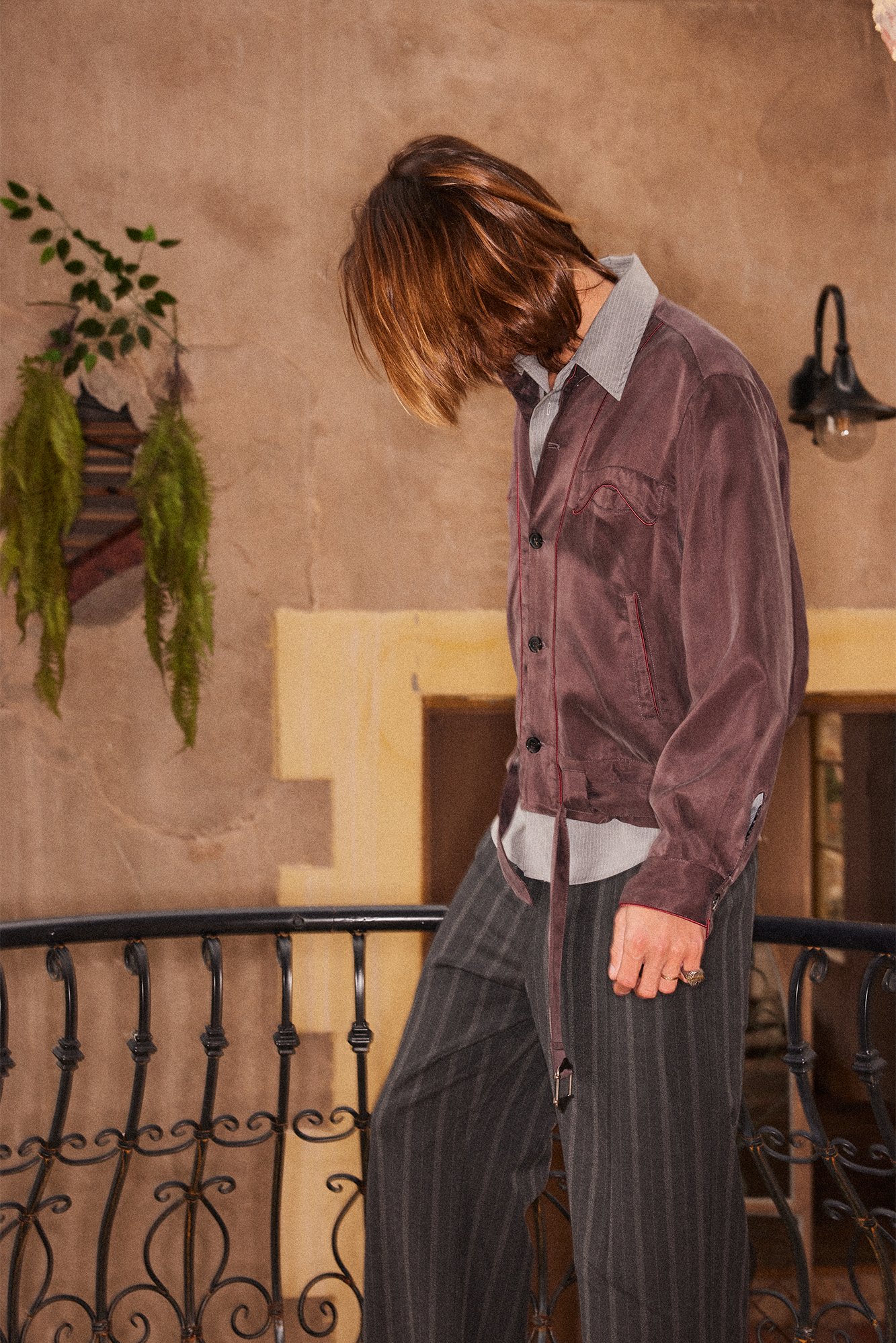 RICHILL Contrast Piped Stand-Collar Jacket, premium urban and streetwear designers apparel on PROJECTISR.com, RICHILL