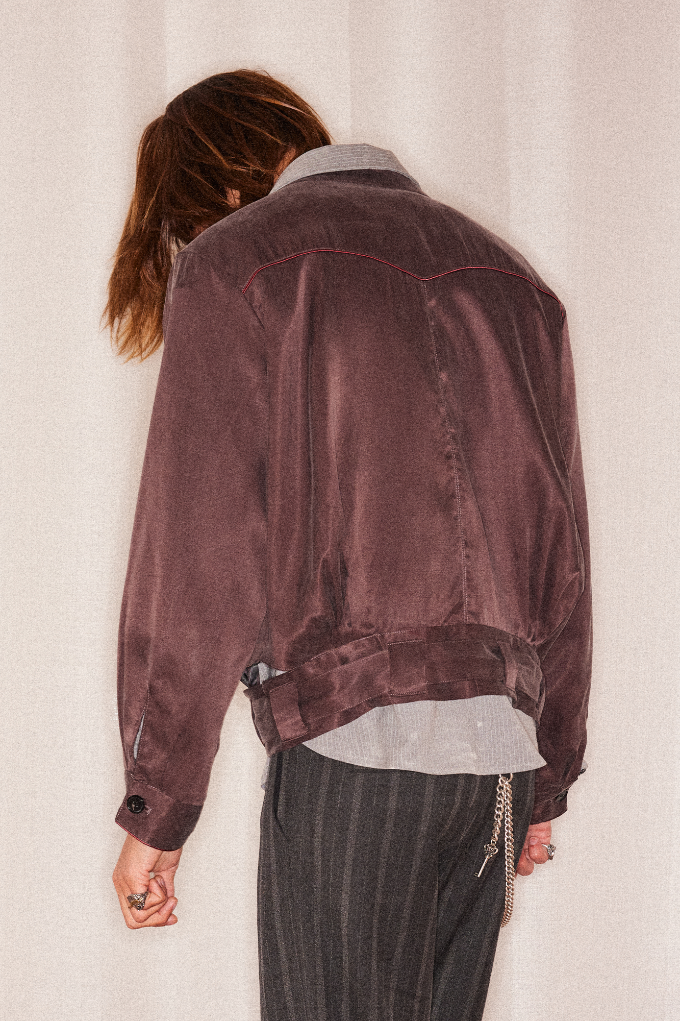 RICHILL Contrast Piped Stand-Collar Jacket, premium urban and streetwear designers apparel on PROJECTISR.com, RICHILL