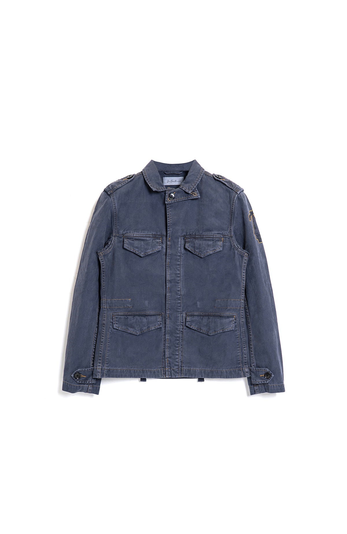 IN EXISTENCE Washed Faded Military Jacket