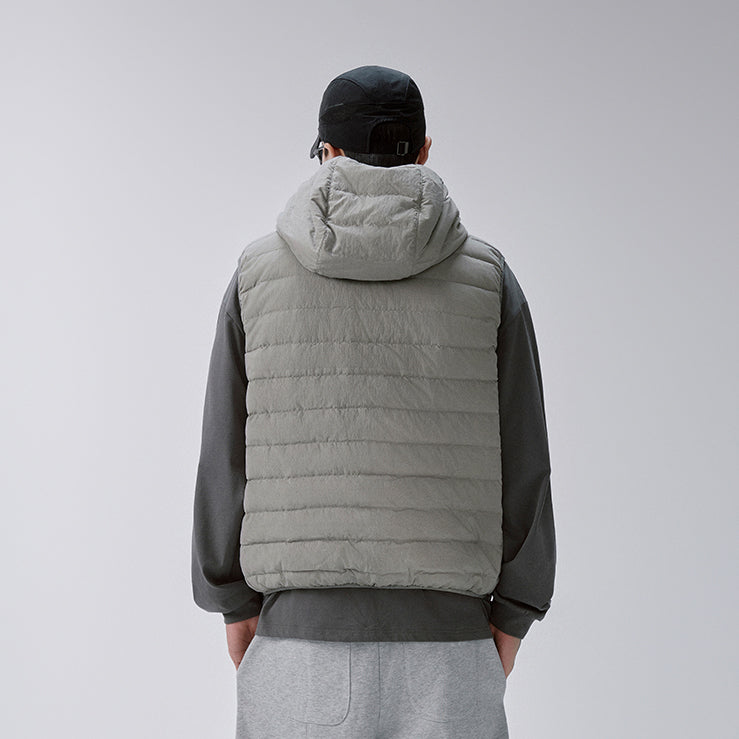 F2CE Structured Puffer Down Hooded Vest
