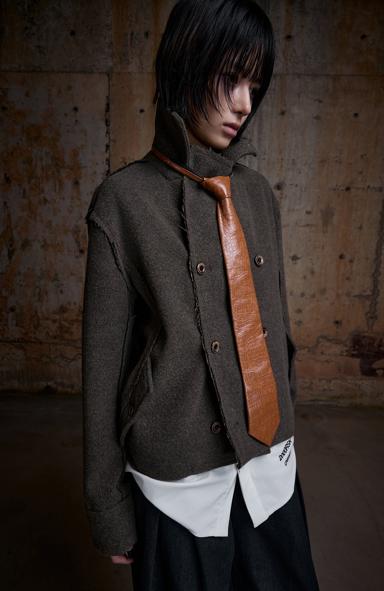2000RSK Wool-Blend Double-Breasted Blazer