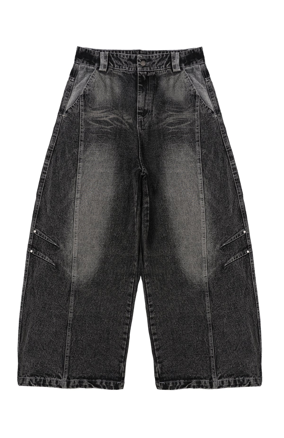 BOTANICA Washed Slim-Fit Distressed Jeans