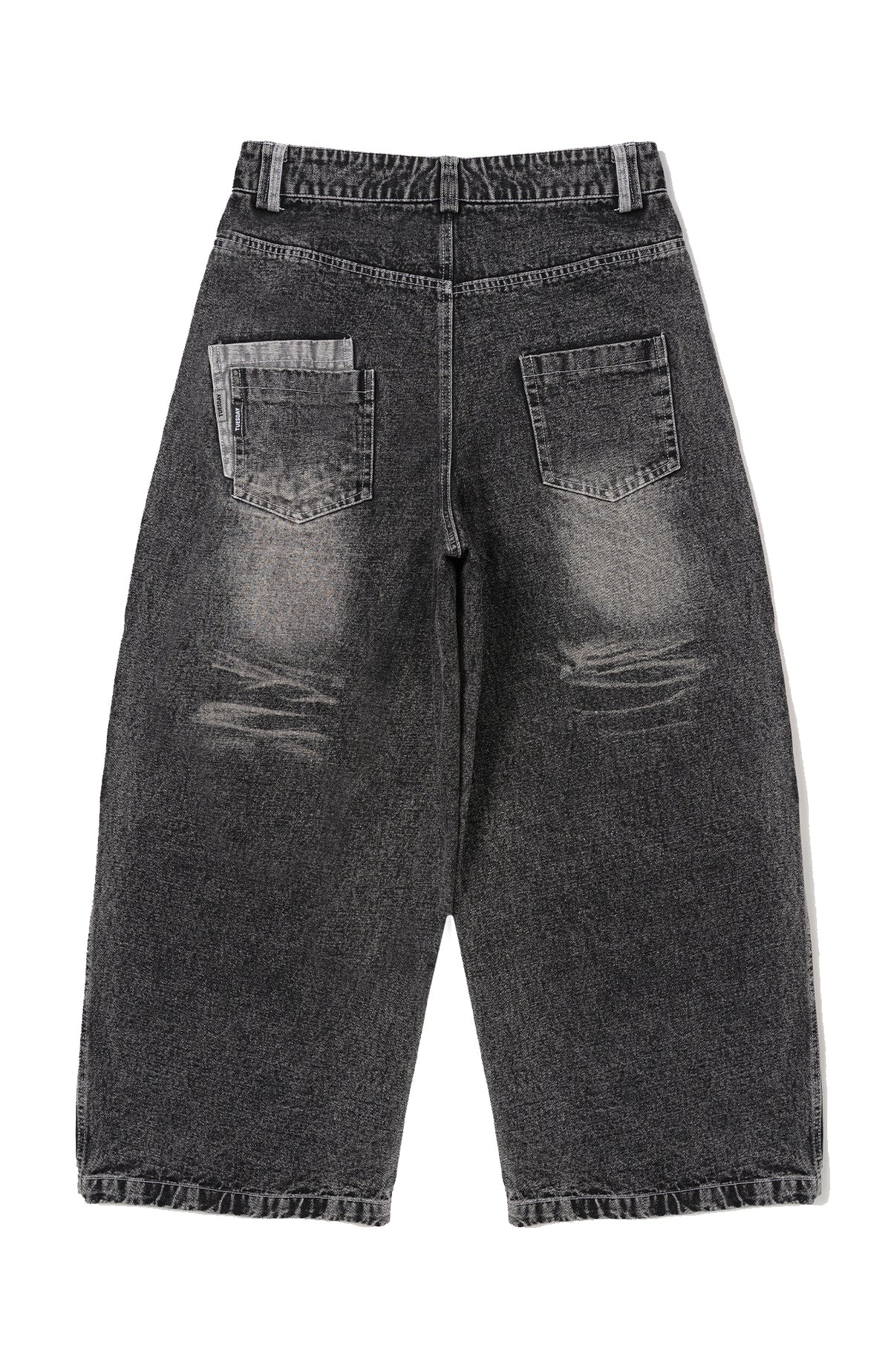 BOTANICA Washed Slim-Fit Distressed Jeans