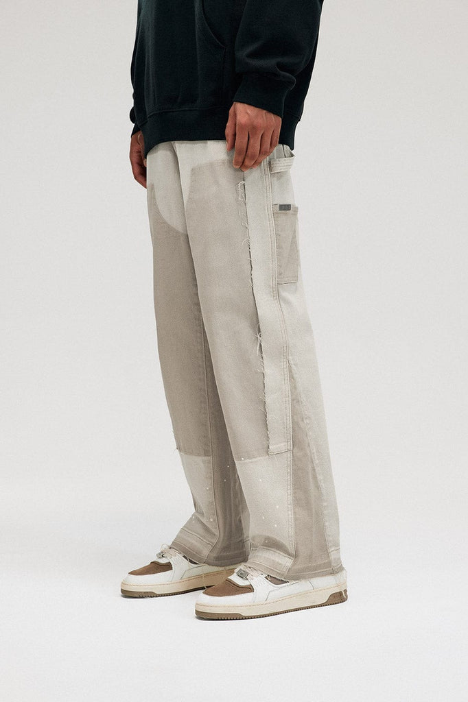 BONELESS Patchwork Double-Knee Pants, premium urban and streetwear designers apparel on PROJECTISR.com, BONELESS