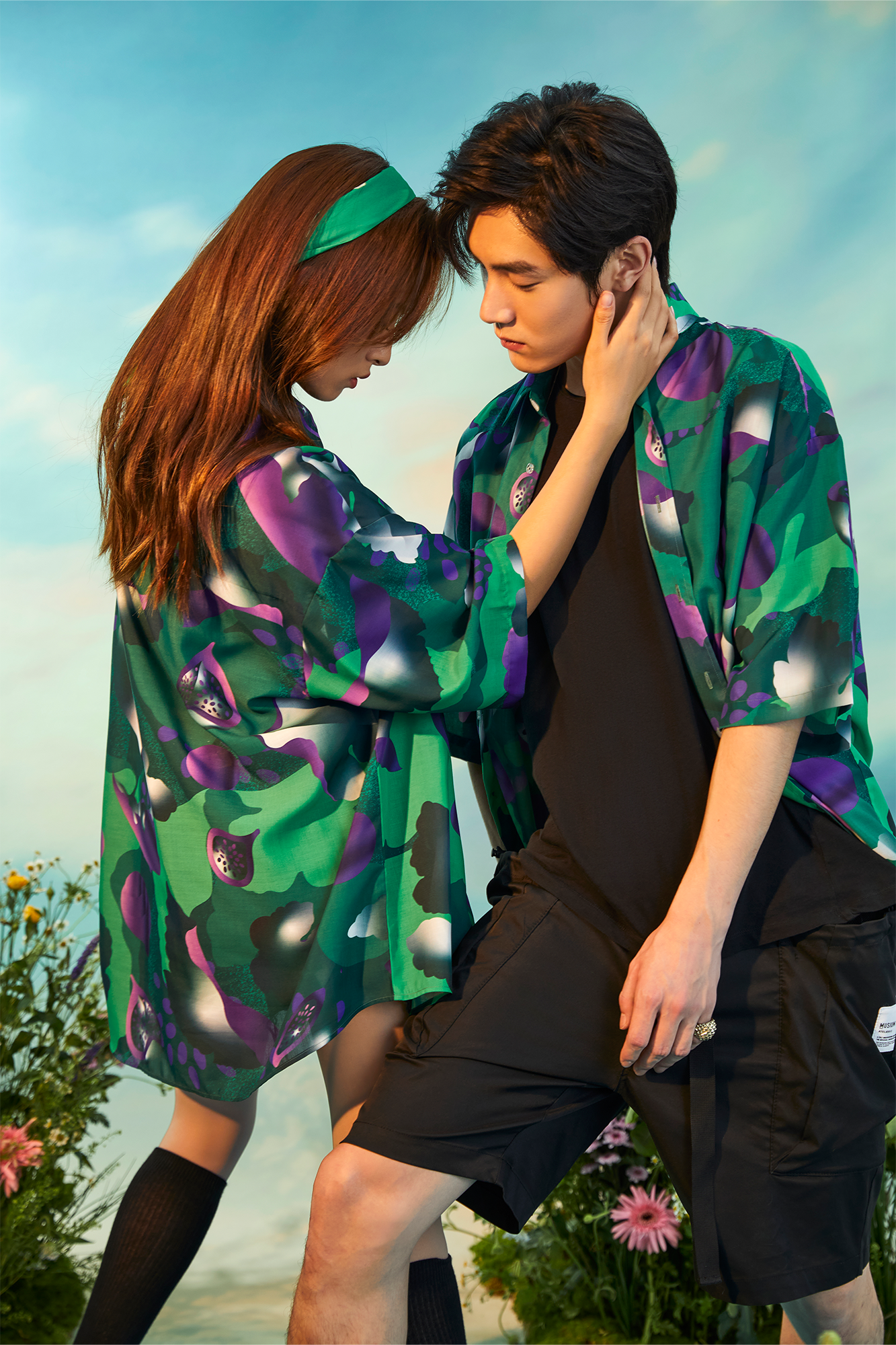 MASH UP ASIA Fig Graphic Half Shirt, premium urban and streetwear designers apparel on PROJECTISR.com, MASH UP ASIA