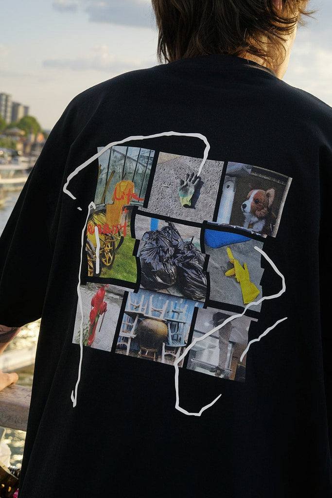 SOURPLUM 9 Box Grid Graphics T-Shirt, premium urban and streetwear designers apparel on PROJECTISR.com, SOURPLUM