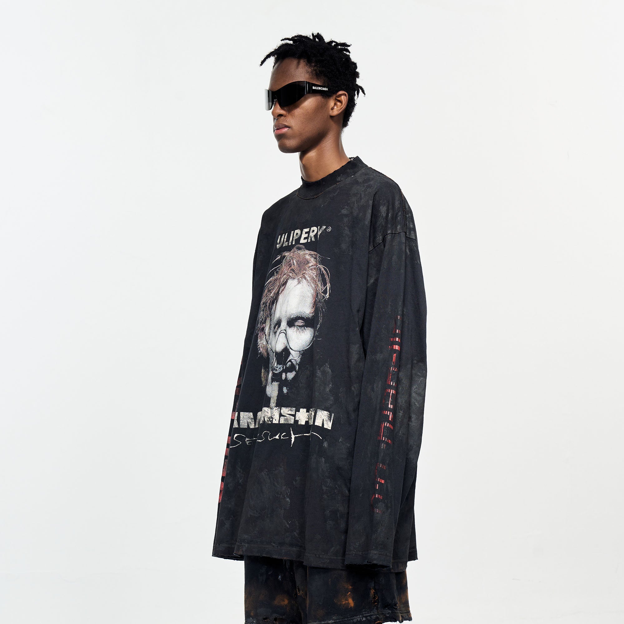 ULIPERY Rammstein Closing Eyes Long Sleeve Tee