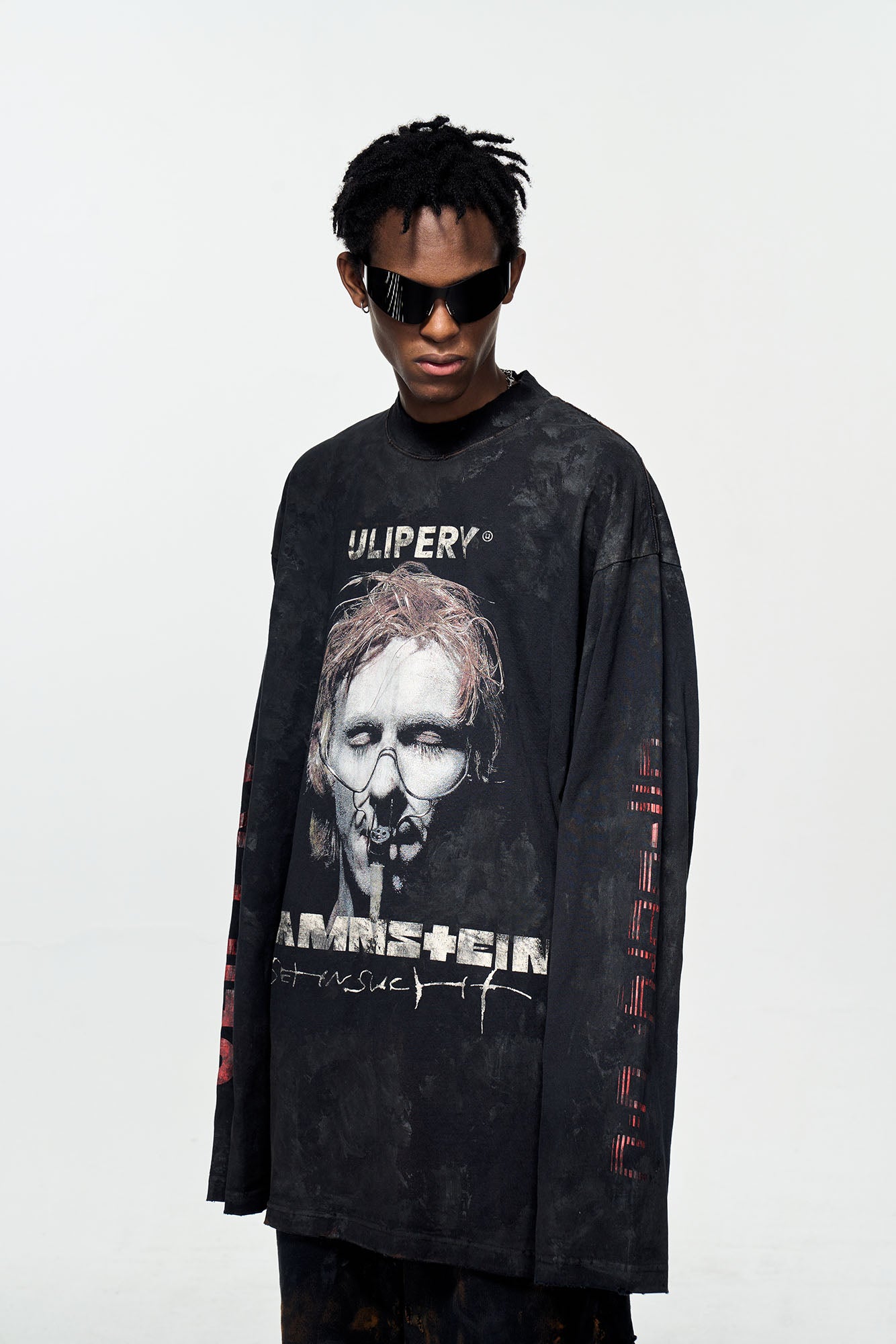 ULIPERY Rammstein Closing Eyes Long Sleeve Tee