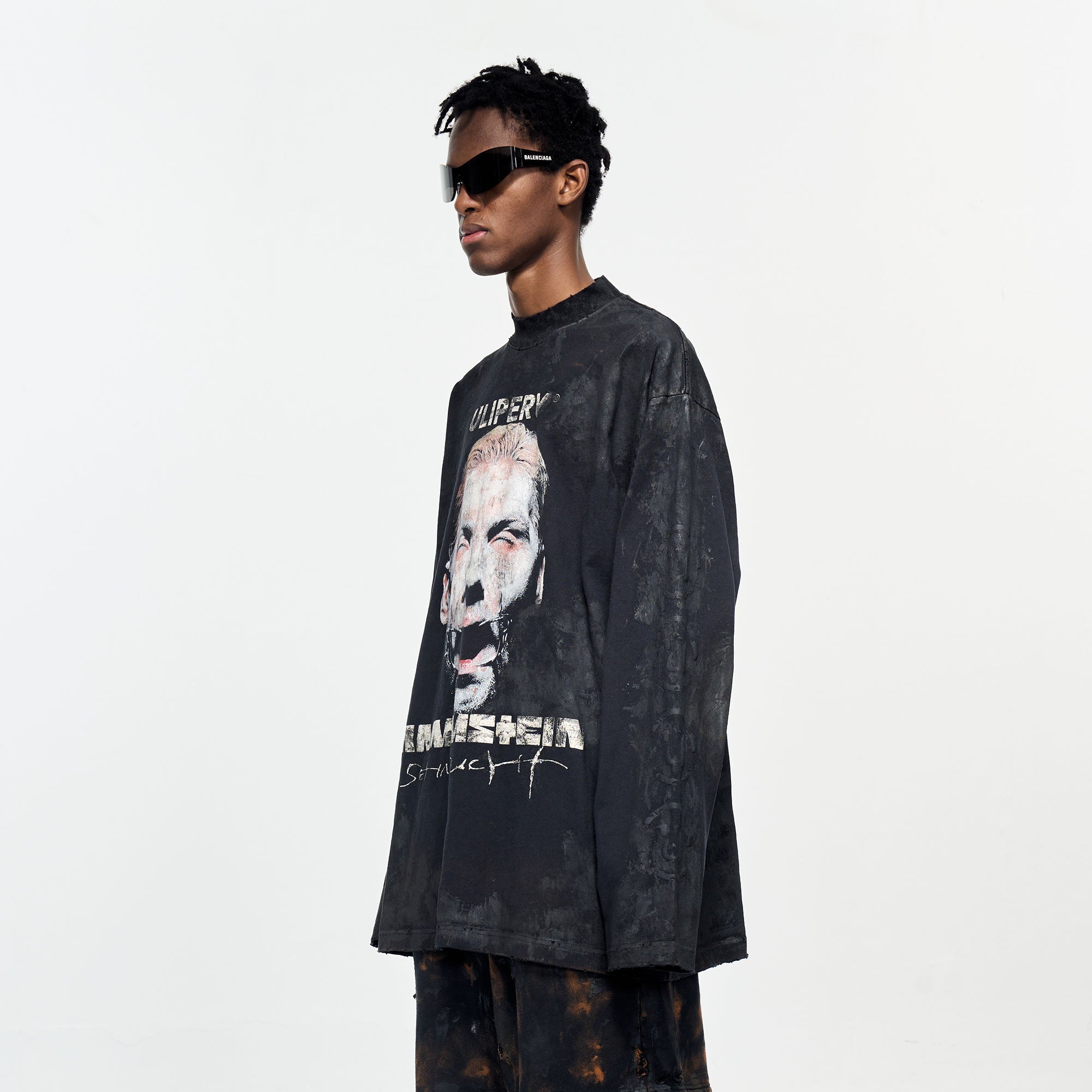 ULIPERY Rammstein Silent Scream Long Sleeve Tee