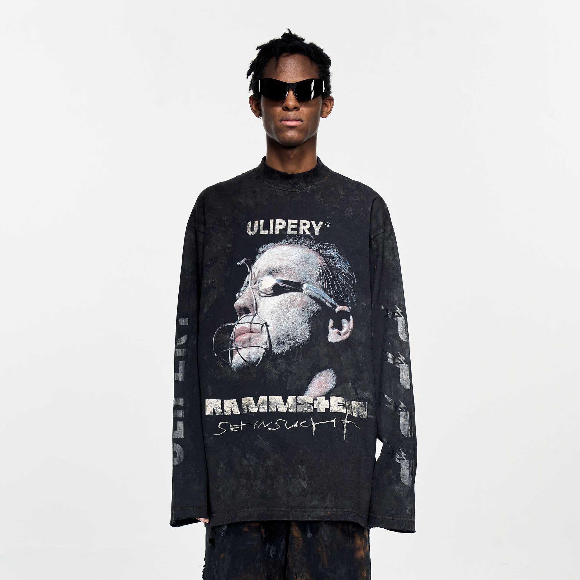 ULIPERY Rammstein Bound Gaze Long Sleeve Tee