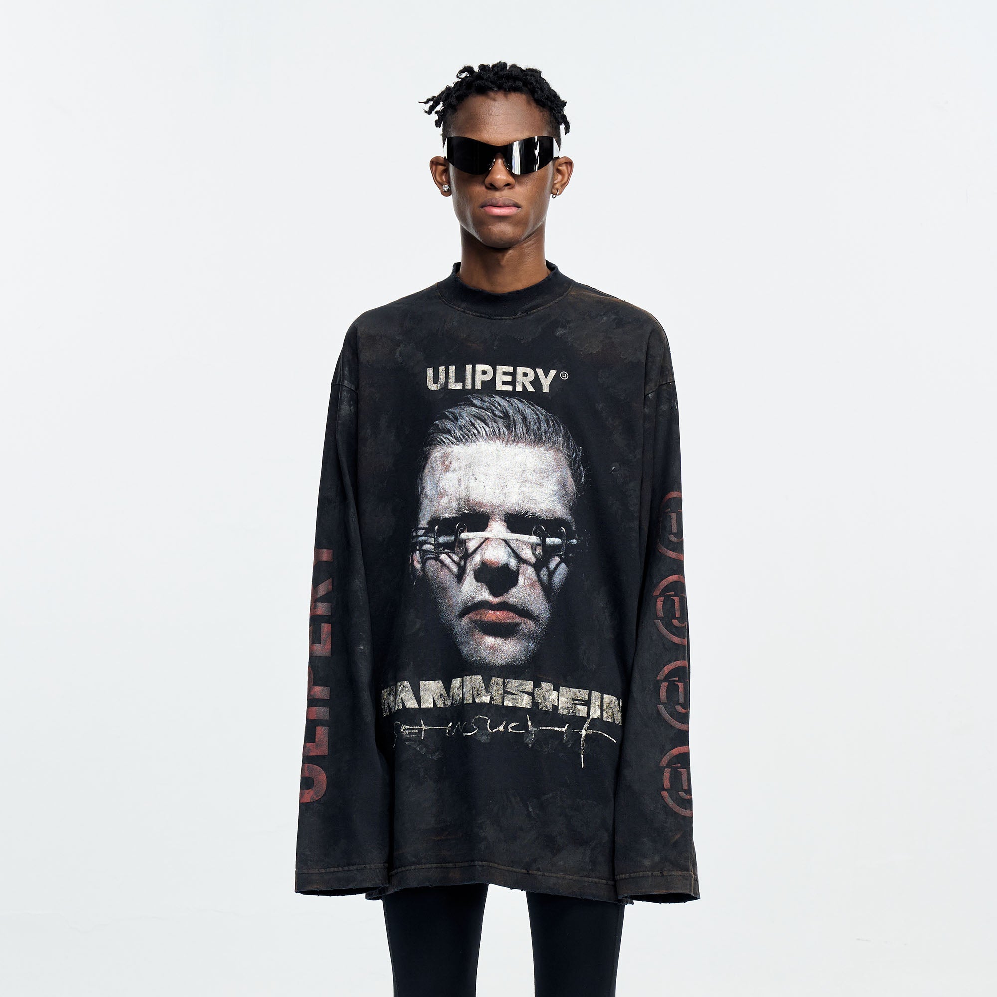 ULIPERY Rammstein Steel Visor Long Sleeve Tee
