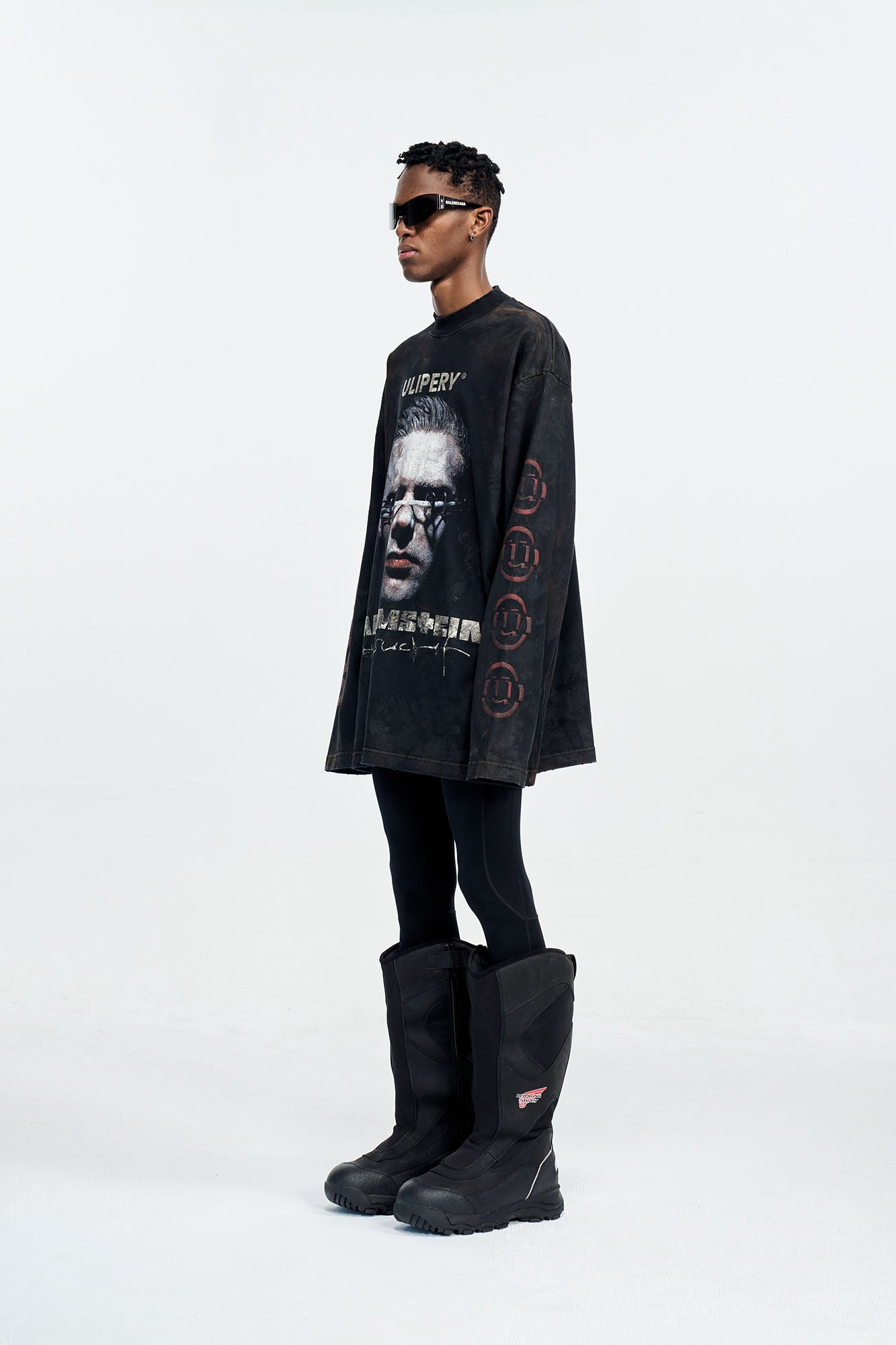 ULIPERY Rammstein Steel Visor Long Sleeve Tee