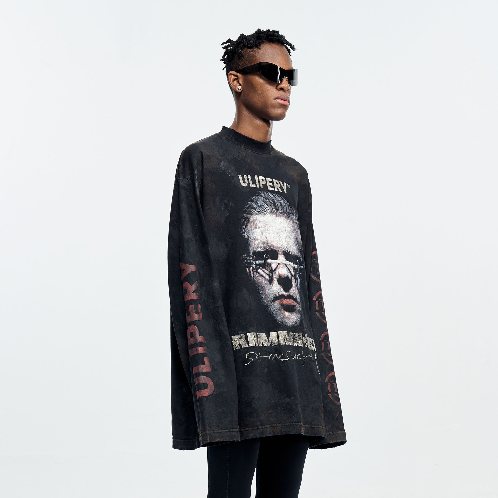 ULIPERY Rammstein Steel Visor Long Sleeve Tee