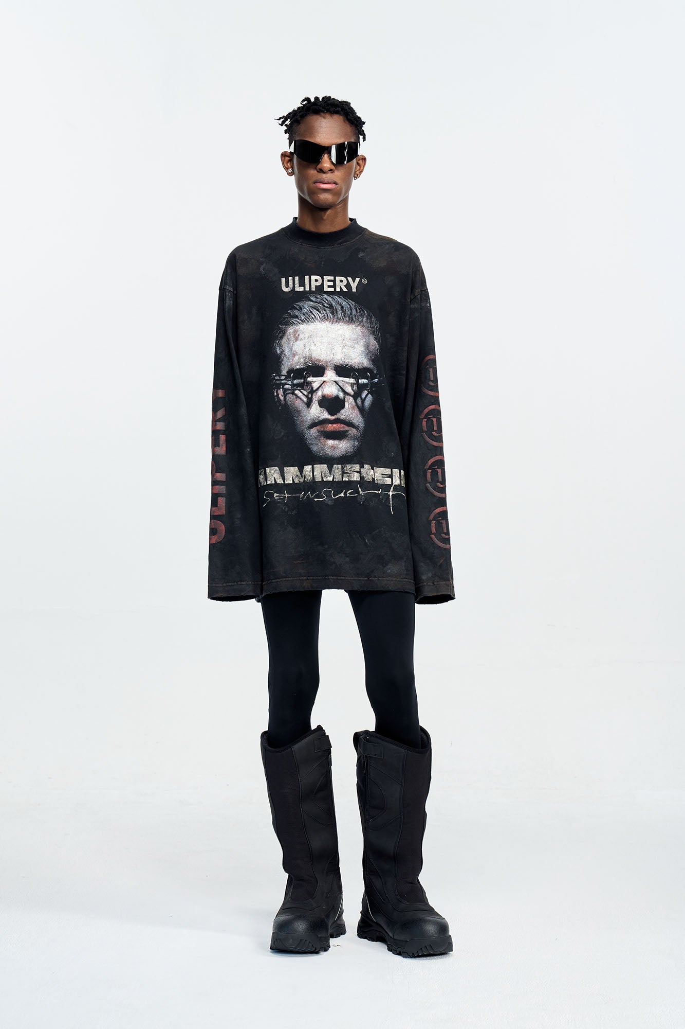 ULIPERY Rammstein Steel Visor Long Sleeve Tee