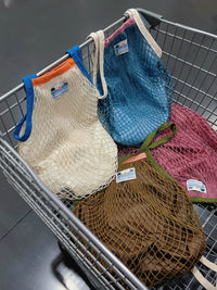 ONADAILYBASIS Sunset Mesh Tote with Contrast Inner Pouch
