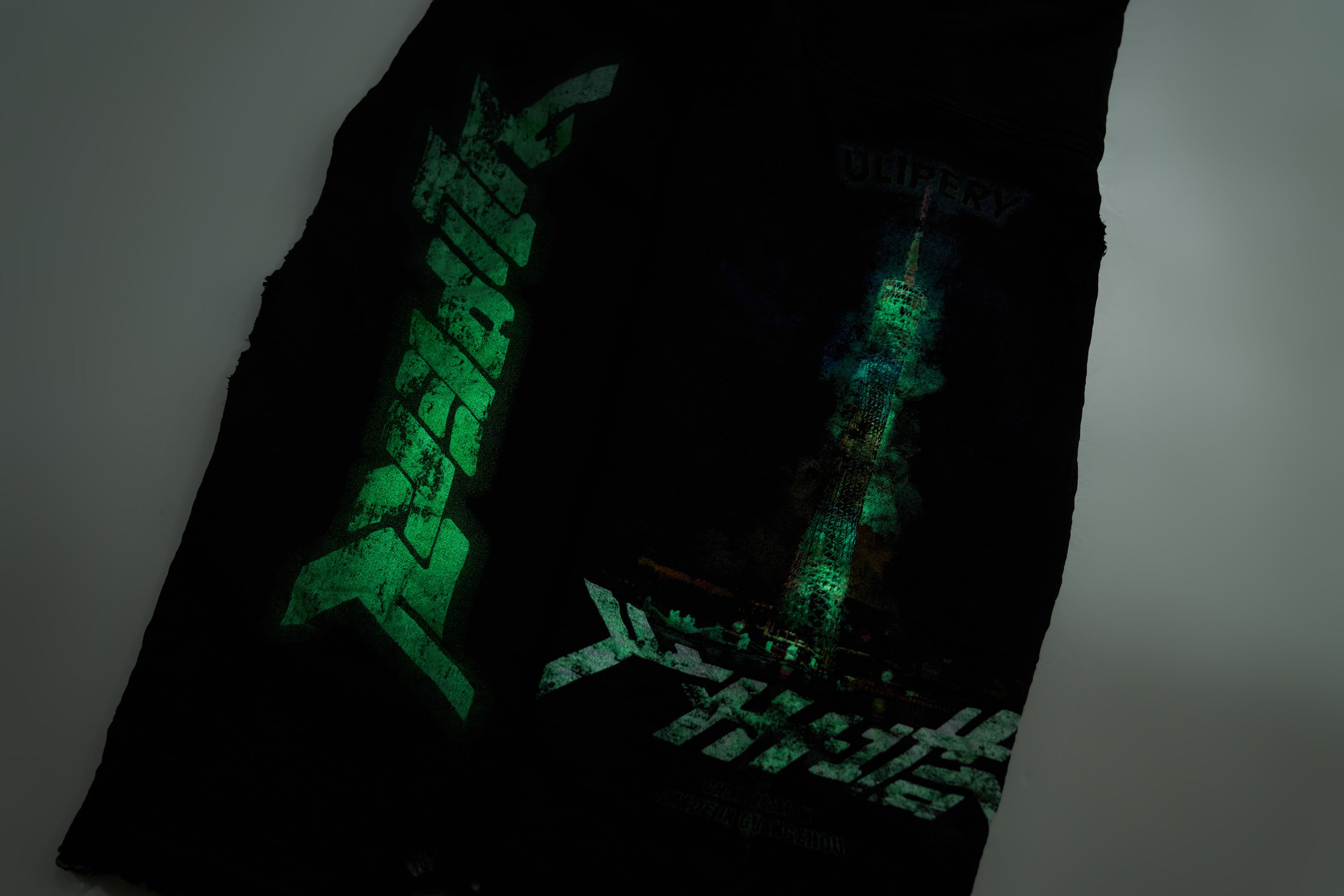 ULIPERY Distressed Glow Crinkled Sweatpants