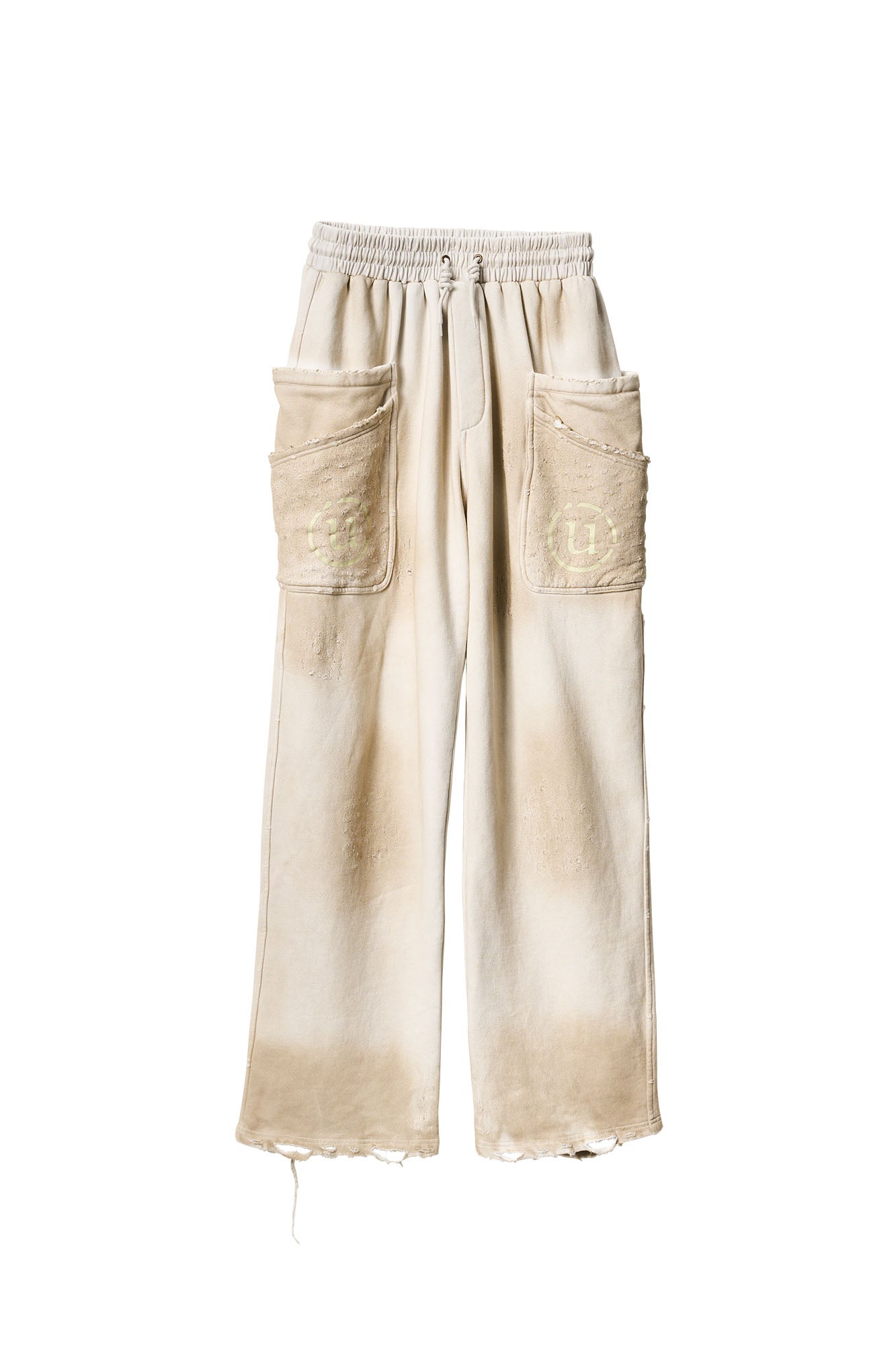 ULIPERY Dirty Fit Distressed Glow Sweatpants
