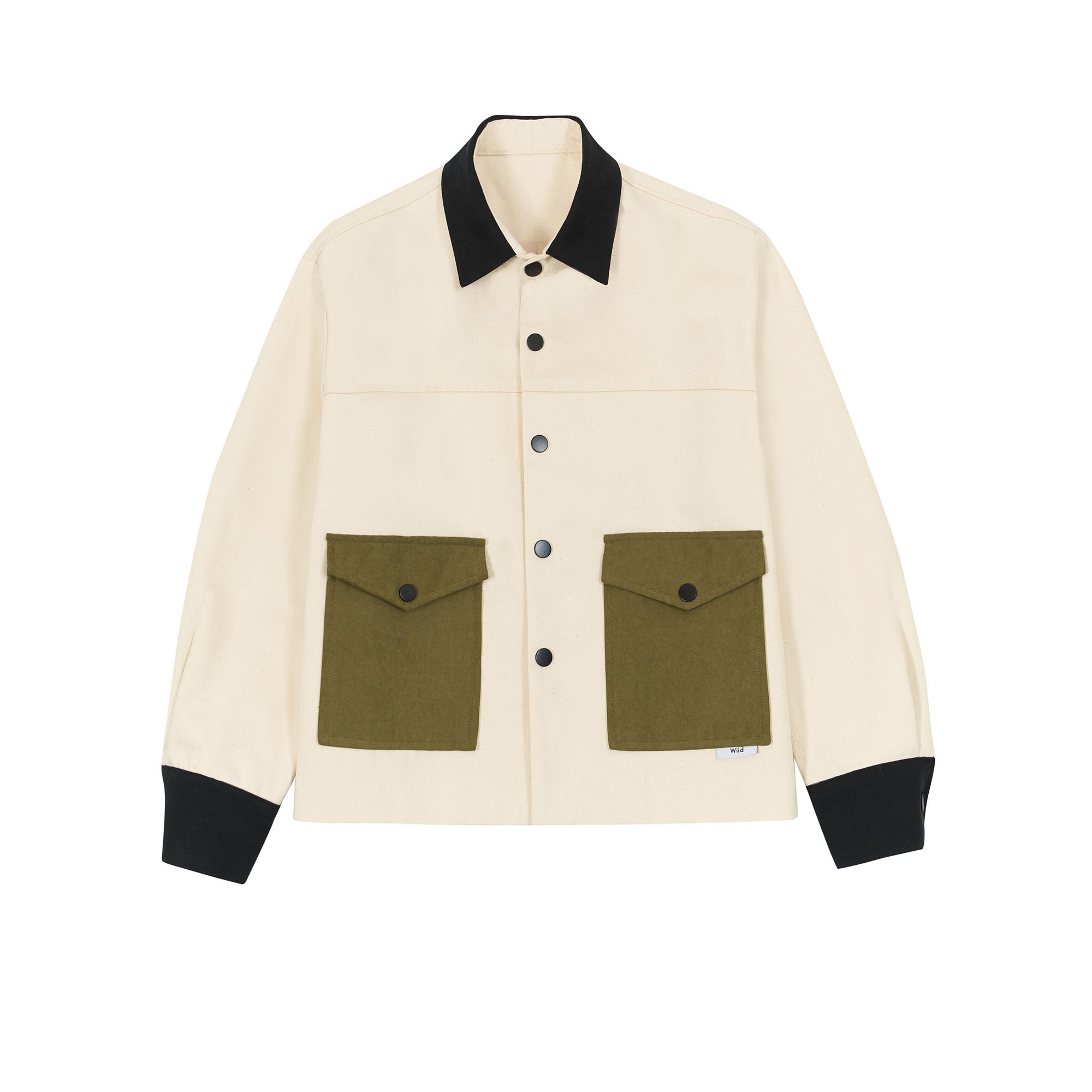 WIID Contrast Utility Pocket Barn Jacket, premium urban and streetwear designers apparel on PROJECTISR.com, WIID