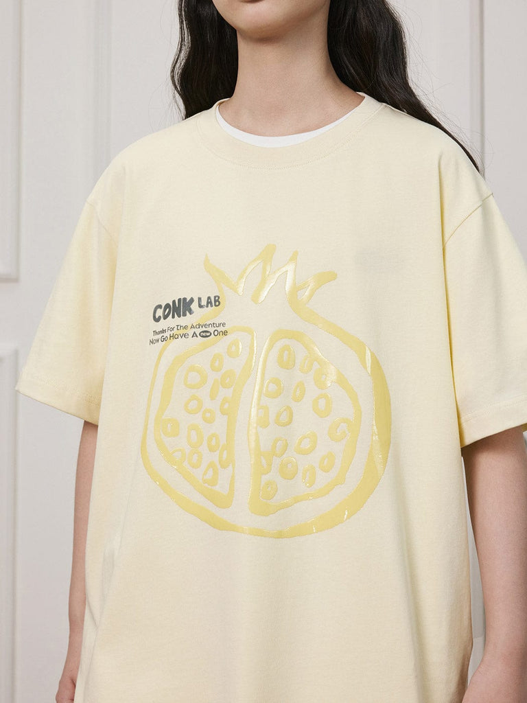 CONKLAB Pomegranate T-Shirt, premium urban and streetwear designers apparel on PROJECTISR.com, Conklab