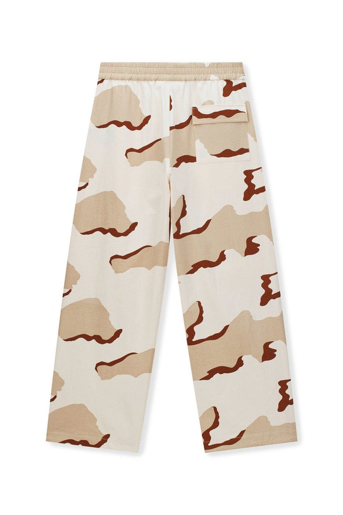 BONELESS Camouflage Crinkled Straight Pants, premium urban and streetwear designers apparel on PROJECTISR.com, BONELESS