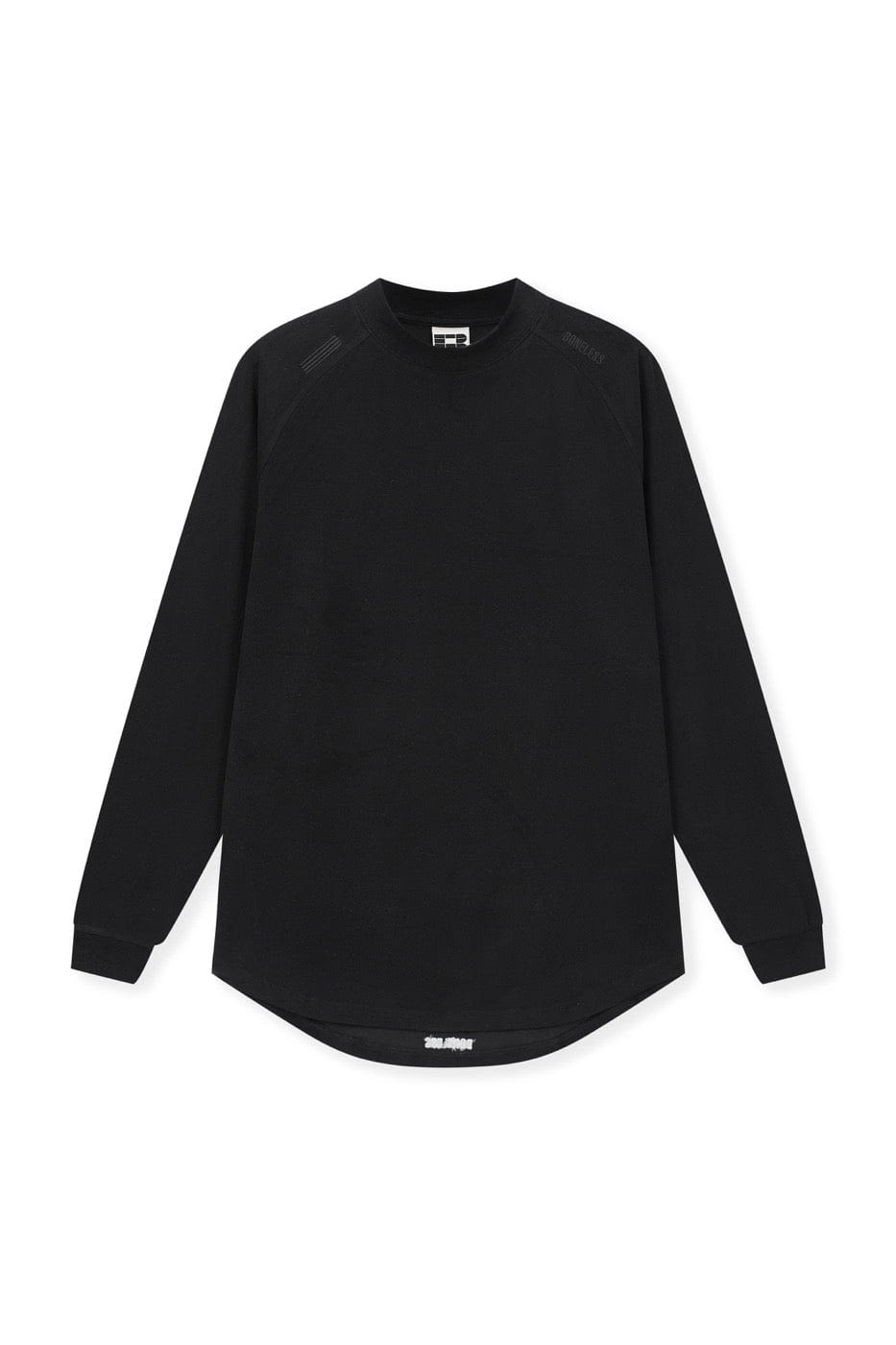 BONELESS Embroidered Logo Turtleneck L/S Tee, premium urban and streetwear designers apparel on PROJECTISR.com, BONELESS