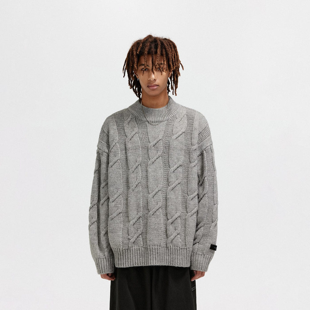 BONELESS Jacquard Knitted Sweater, premium urban and streetwear designers apparel on PROJECTISR.com, BONELESS