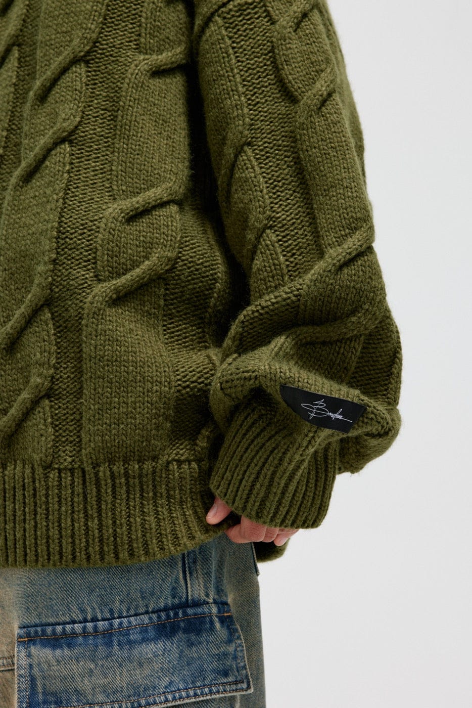 BONELESS Jacquard Knitted Sweater, premium urban and streetwear designers apparel on PROJECTISR.com, BONELESS