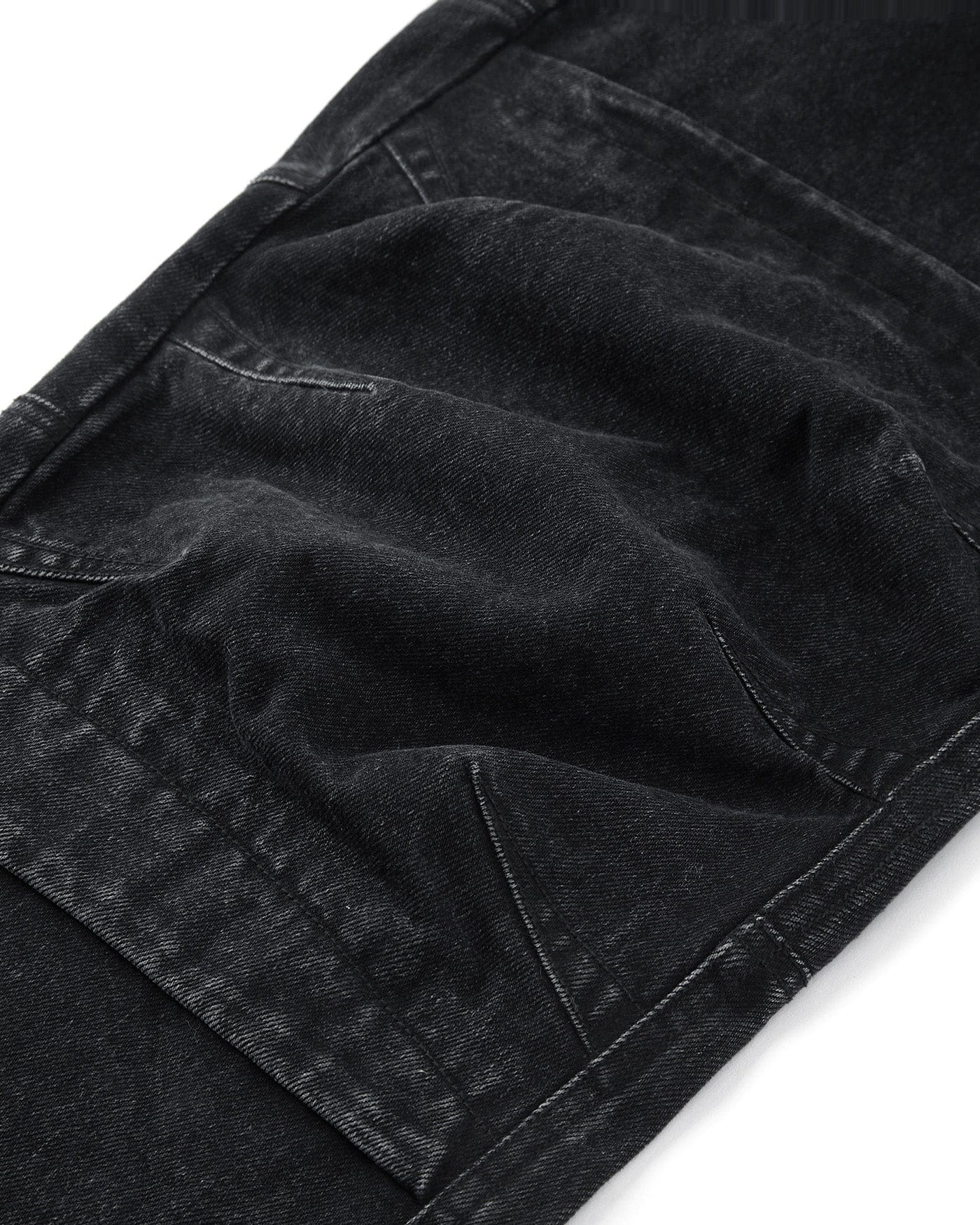 BONELESS Distressed Deconstructed Zipper Jeans