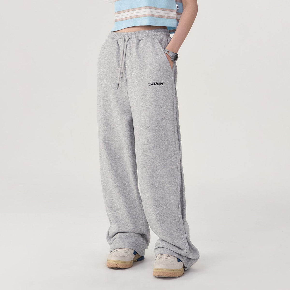 F426 Side Buttoned Drawstring Pants, premium urban and streetwear designers apparel on PROJECTISR.com, F426