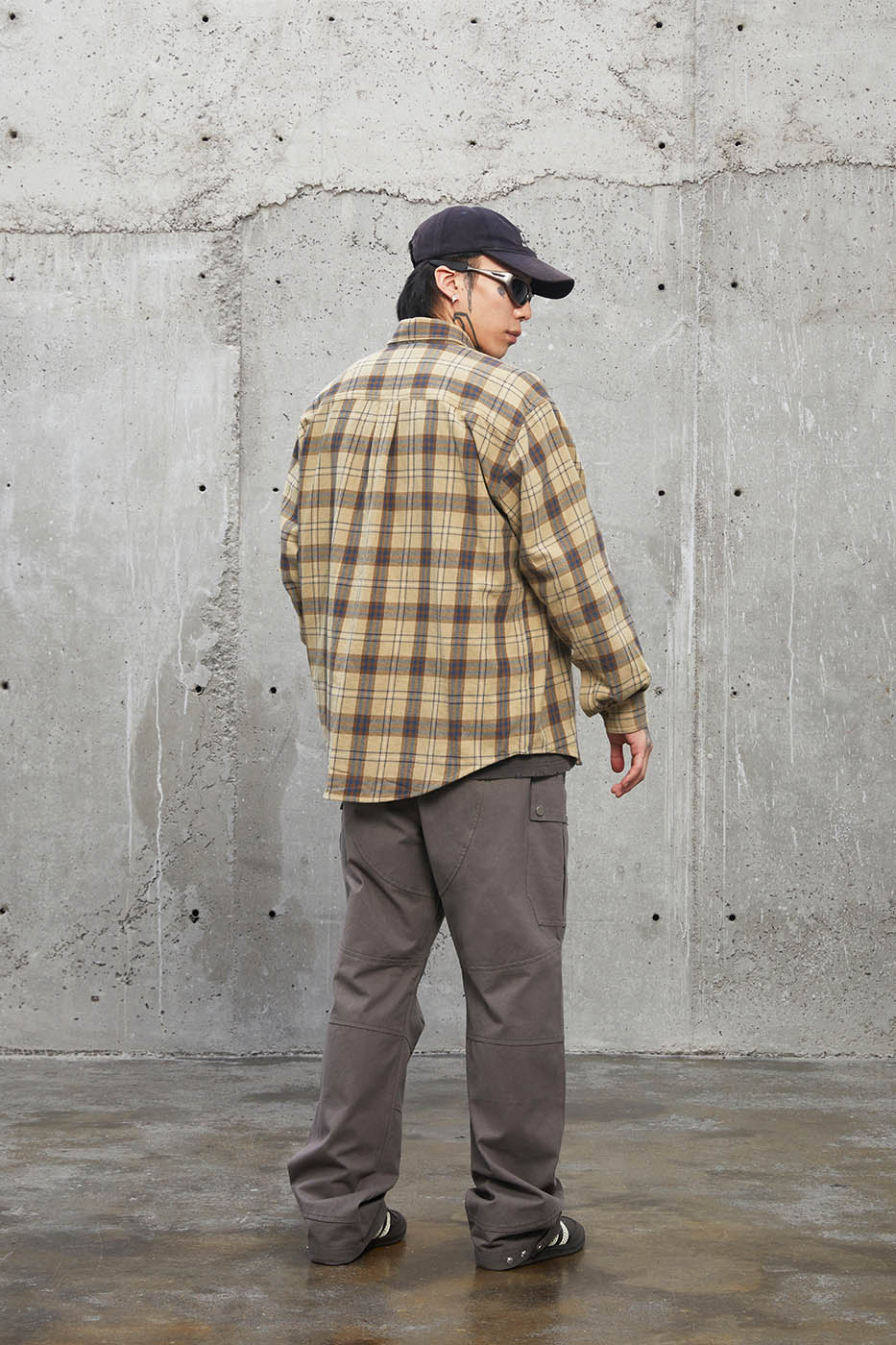 F2CE Tartan Plaid Shirt, premium urban and streetwear designers apparel on PROJECTISR.com, F2CE