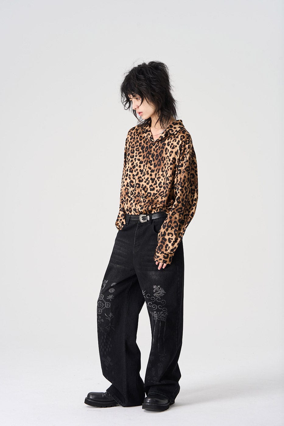 EPIC POETRY Leopard Cuban Shirt, premium urban and streetwear designers apparel on PROJECTISR.com, EPIC POETRY