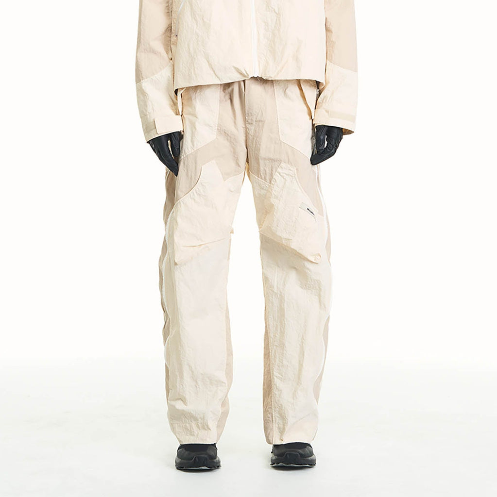 RELABEL Deconstructed Multi-Pocket Side-Zipper Cargo Pants, premium urban and streetwear designers apparel on PROJECTISR.com, RELABEL