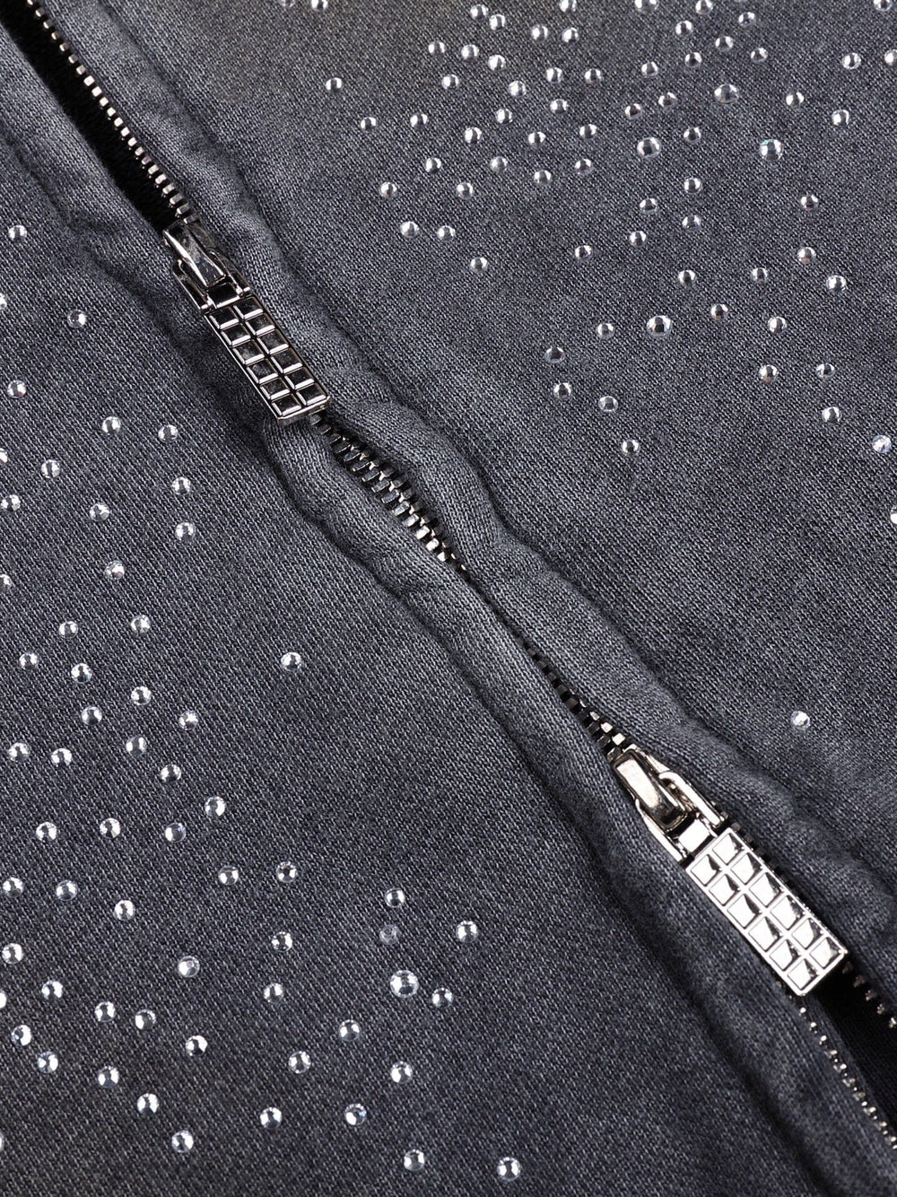 Zippered Diamond Plush Jacket