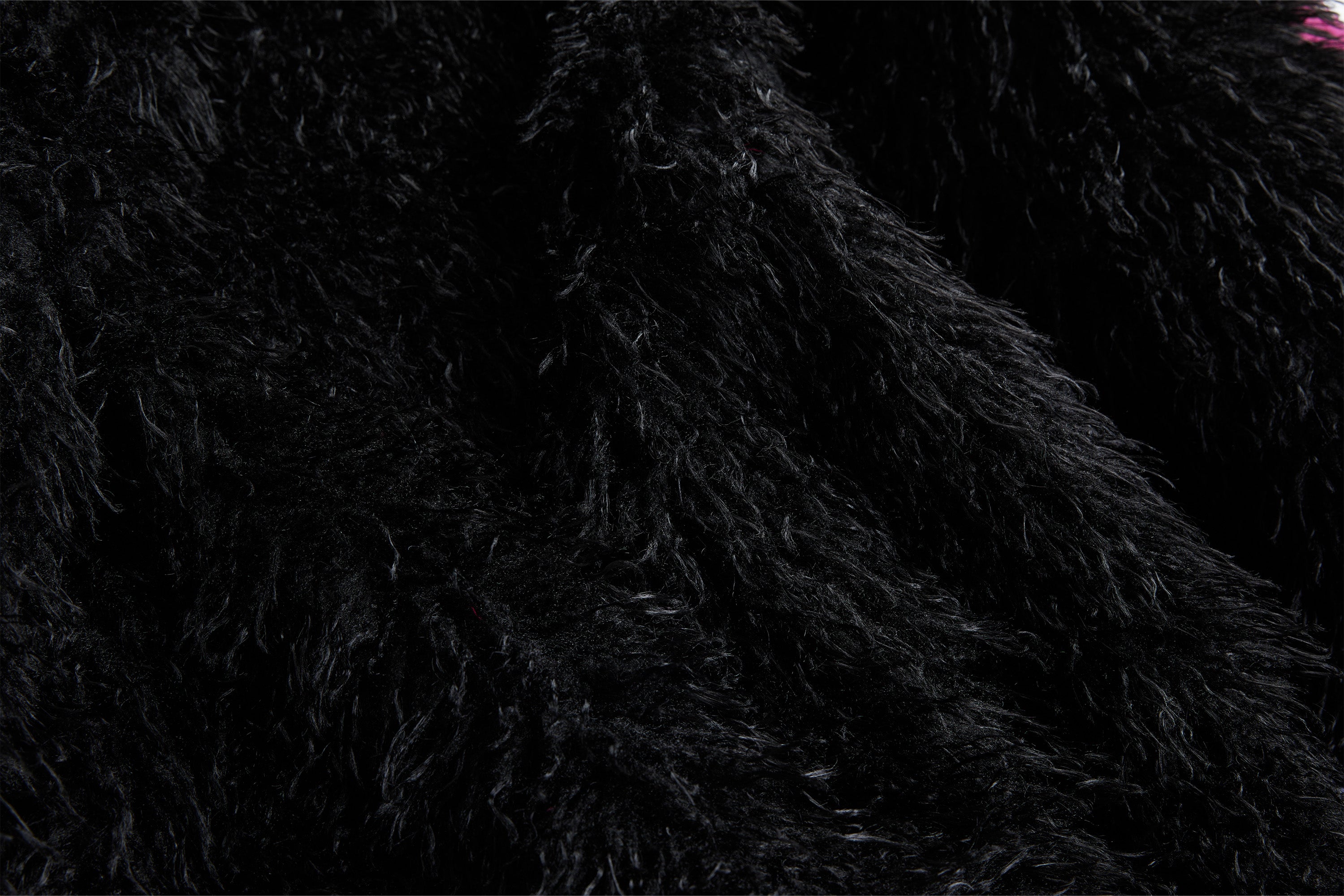 VANN VALRENCE Detachable Hood Faux-Fur Collar Parka