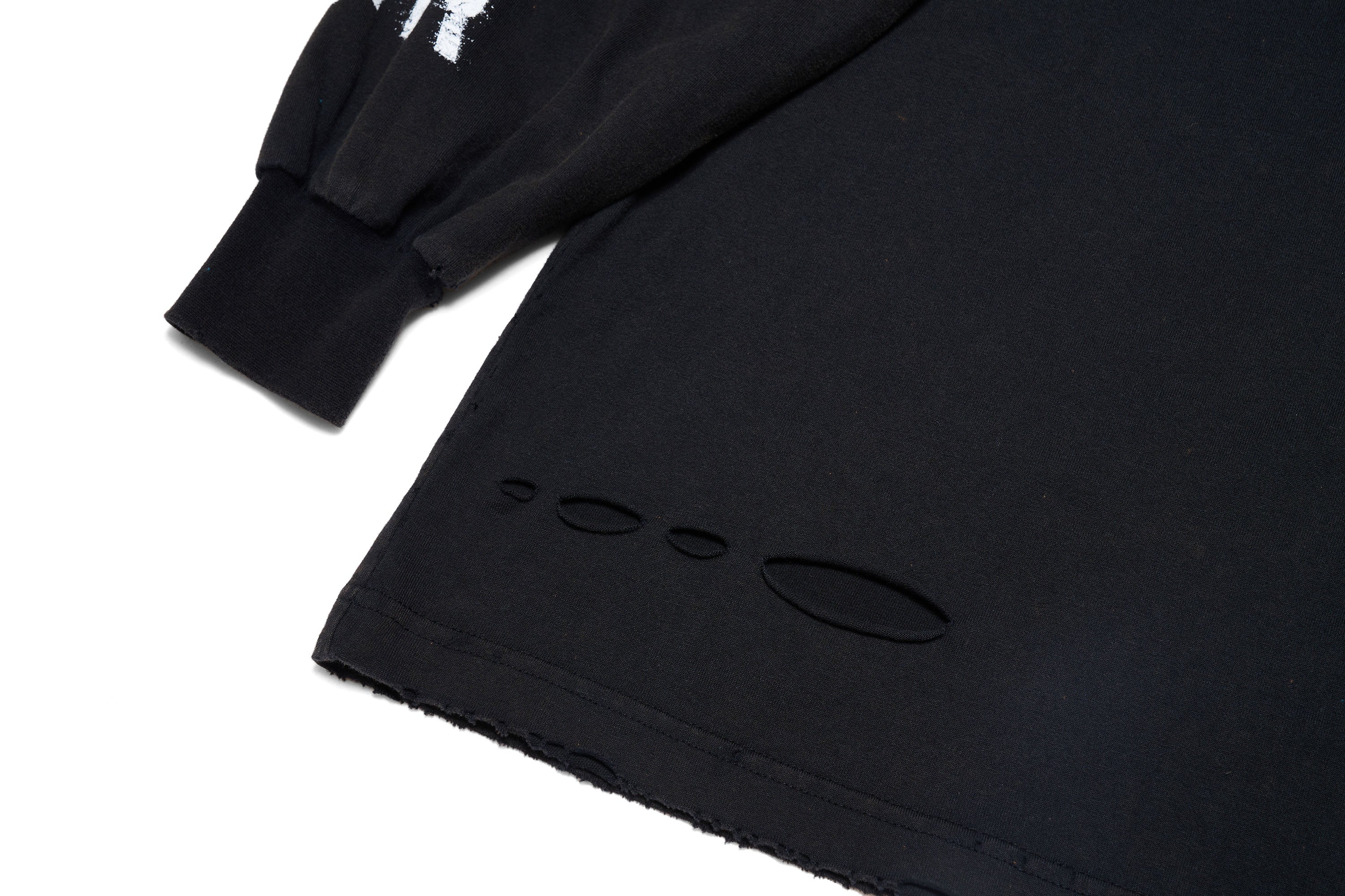 ULIPERY Distressed USB Flash Drive Graphic Long Sleeve Tee, premium urban and streetwear designers apparel on PROJECTISR.com, ULIPERY