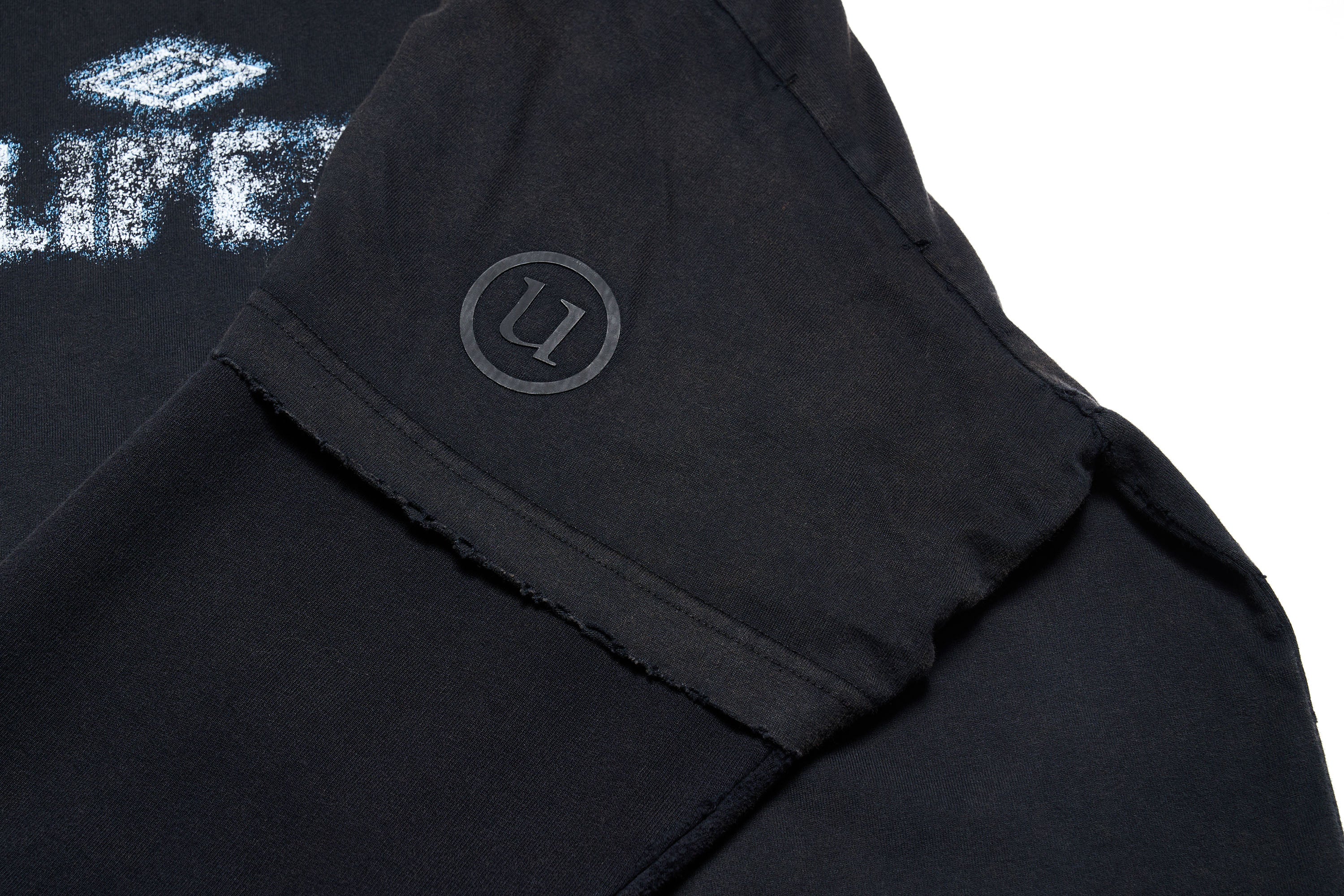ULIPERY Distressed Faux Layered Hoodie